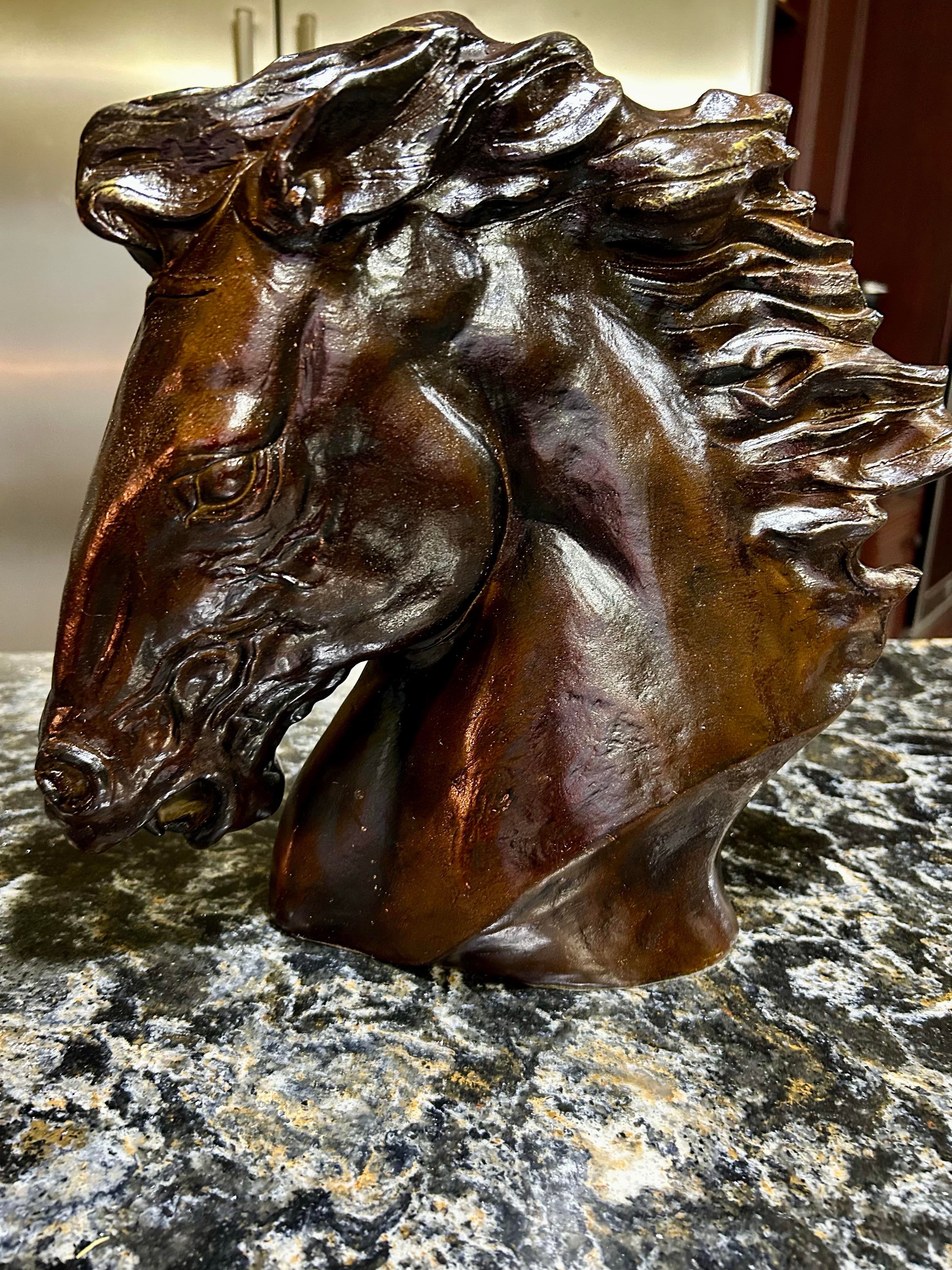 James Spratt Signed, 1978 Sculpture, “Flaming Mane” Austin