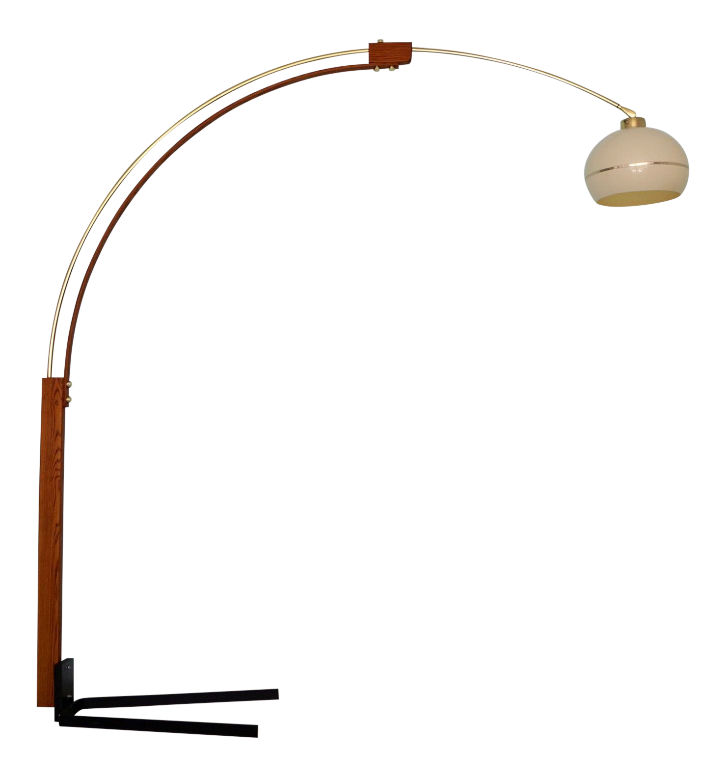 MidCentury Modern Nova Lighting Arc Floor Lamp Chairish