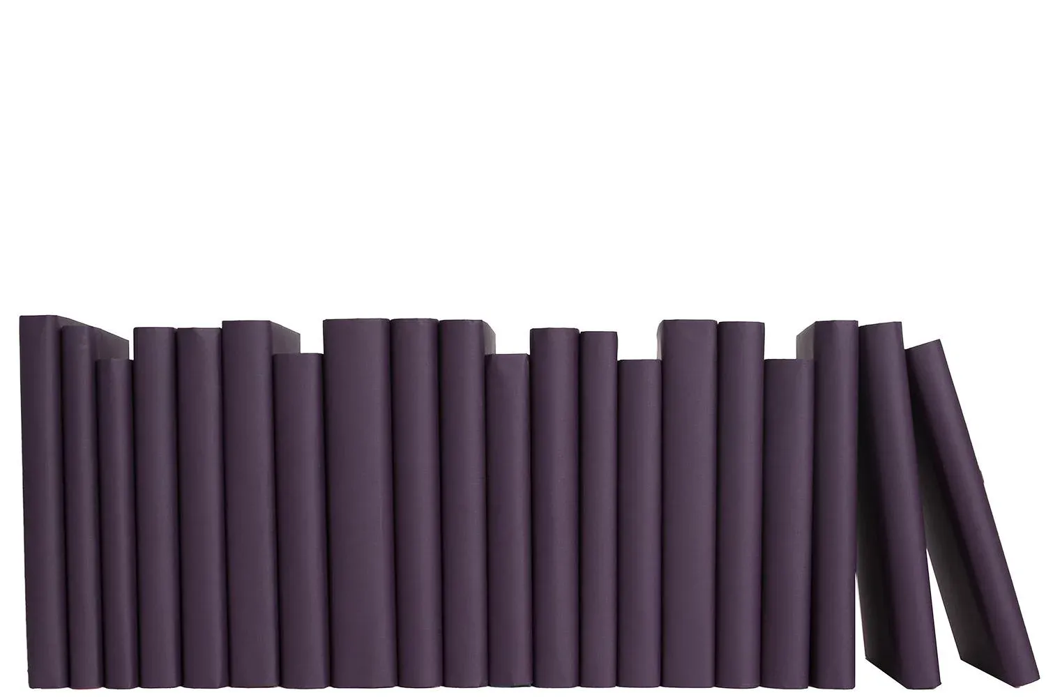Decorative Books - Violet Paper Wrapped Books - Purple Books By The Foot
