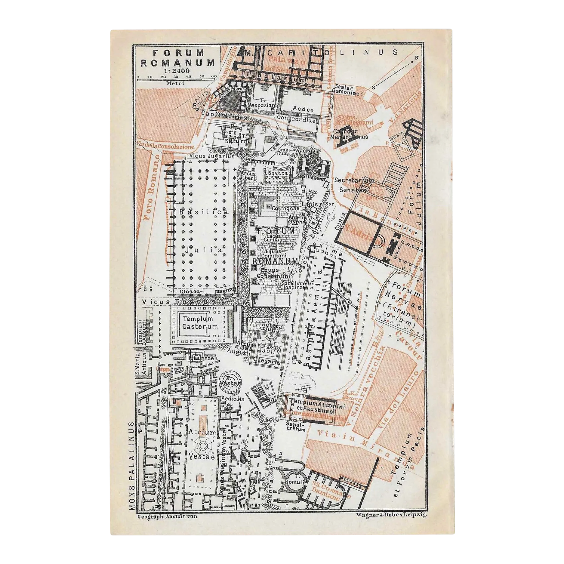 Roman Forum Plan
