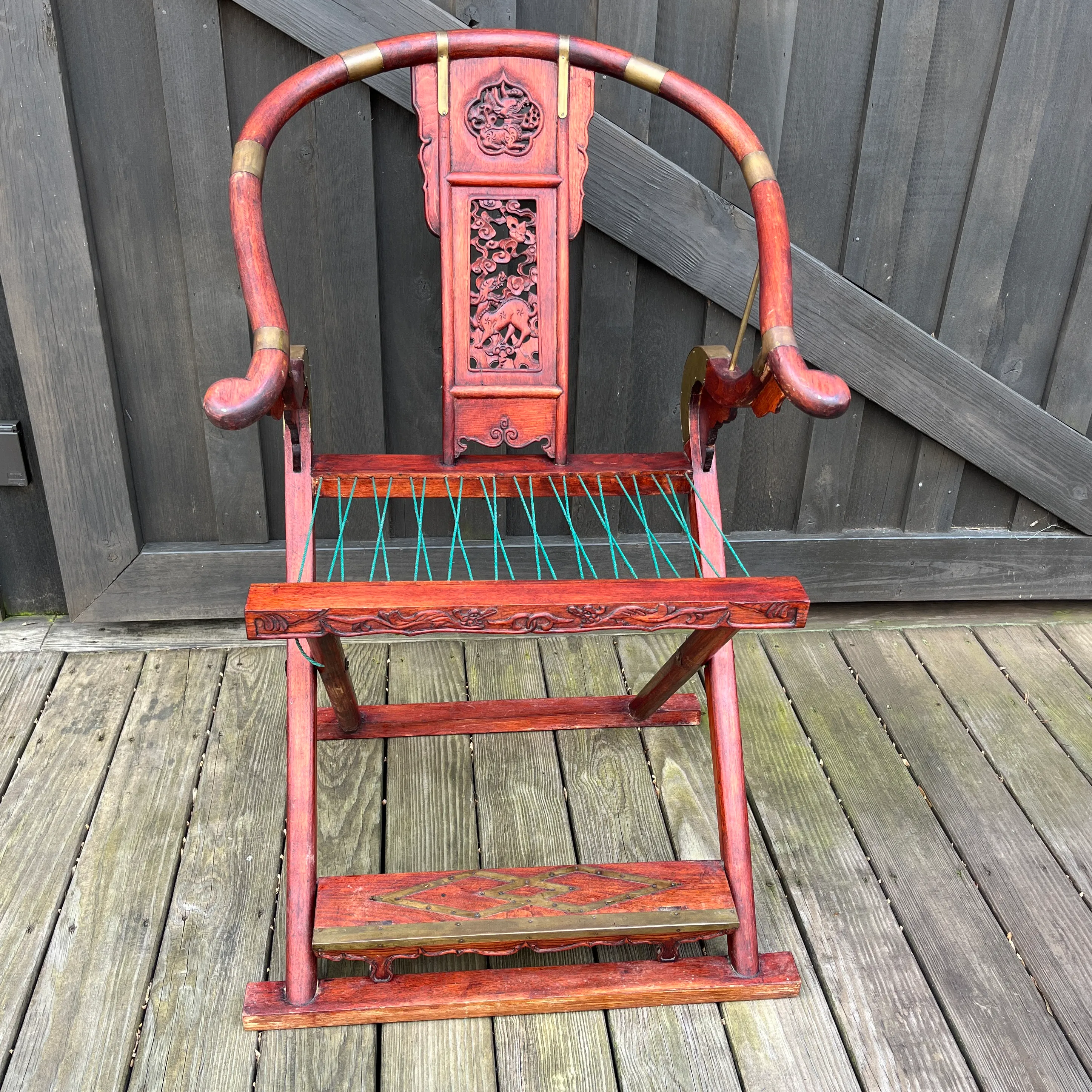 椅子 vintage folding chair Vintage Folding Chair/retro Canvas Folding Chair/vintage