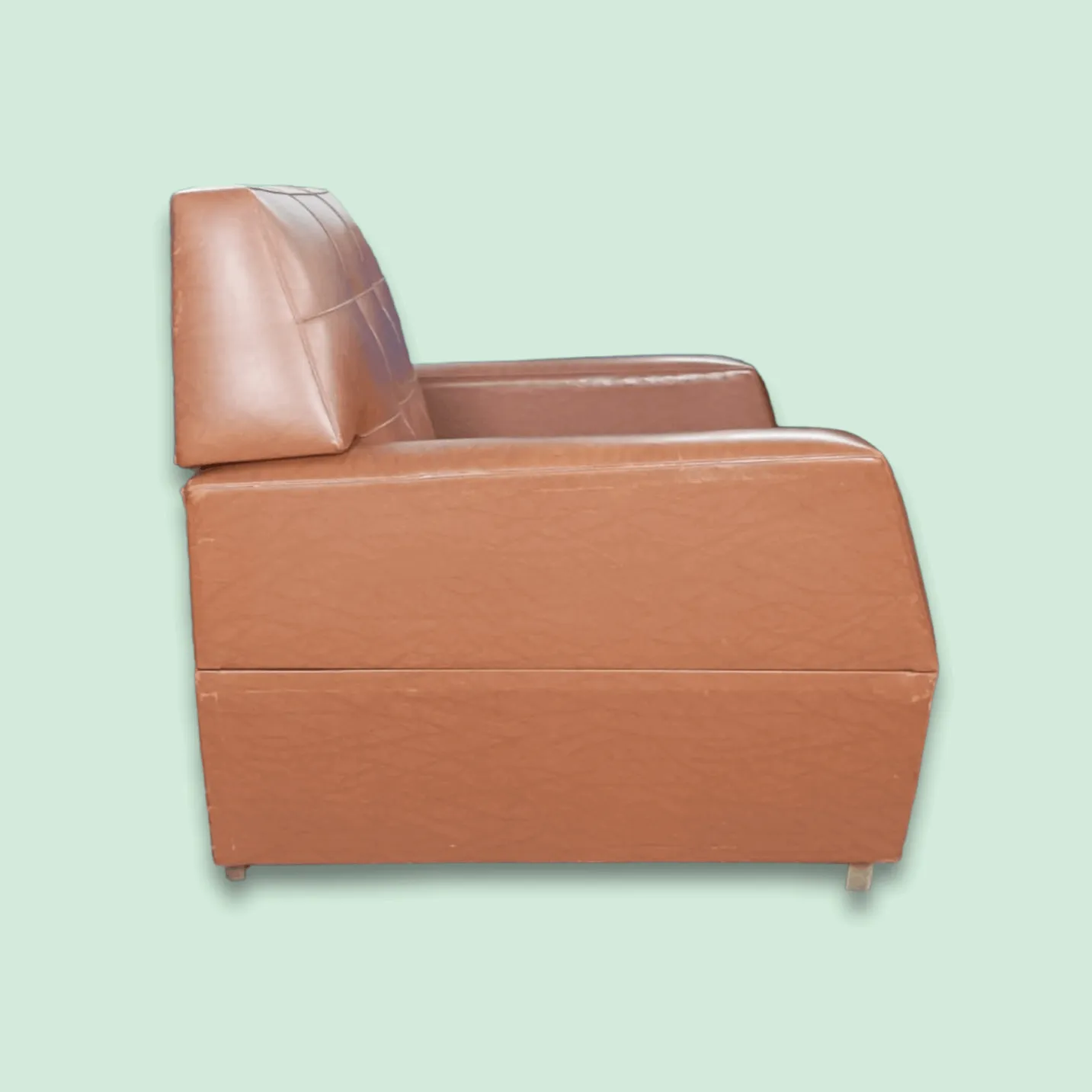 Vintage Chair in Faux Leather, 1950s
