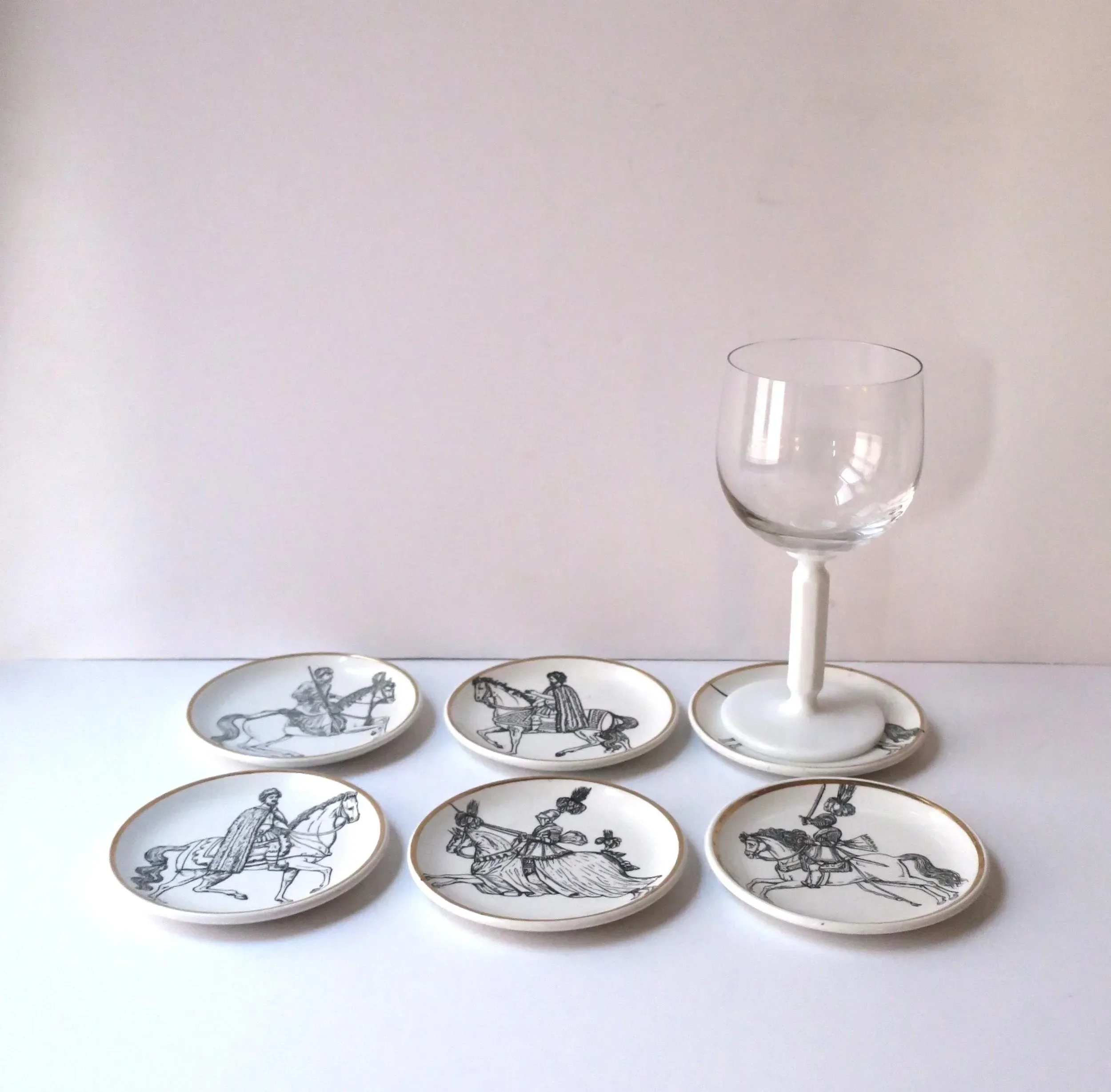 Rosenthal Studio-Line Wine or Cocktail Glasses With White