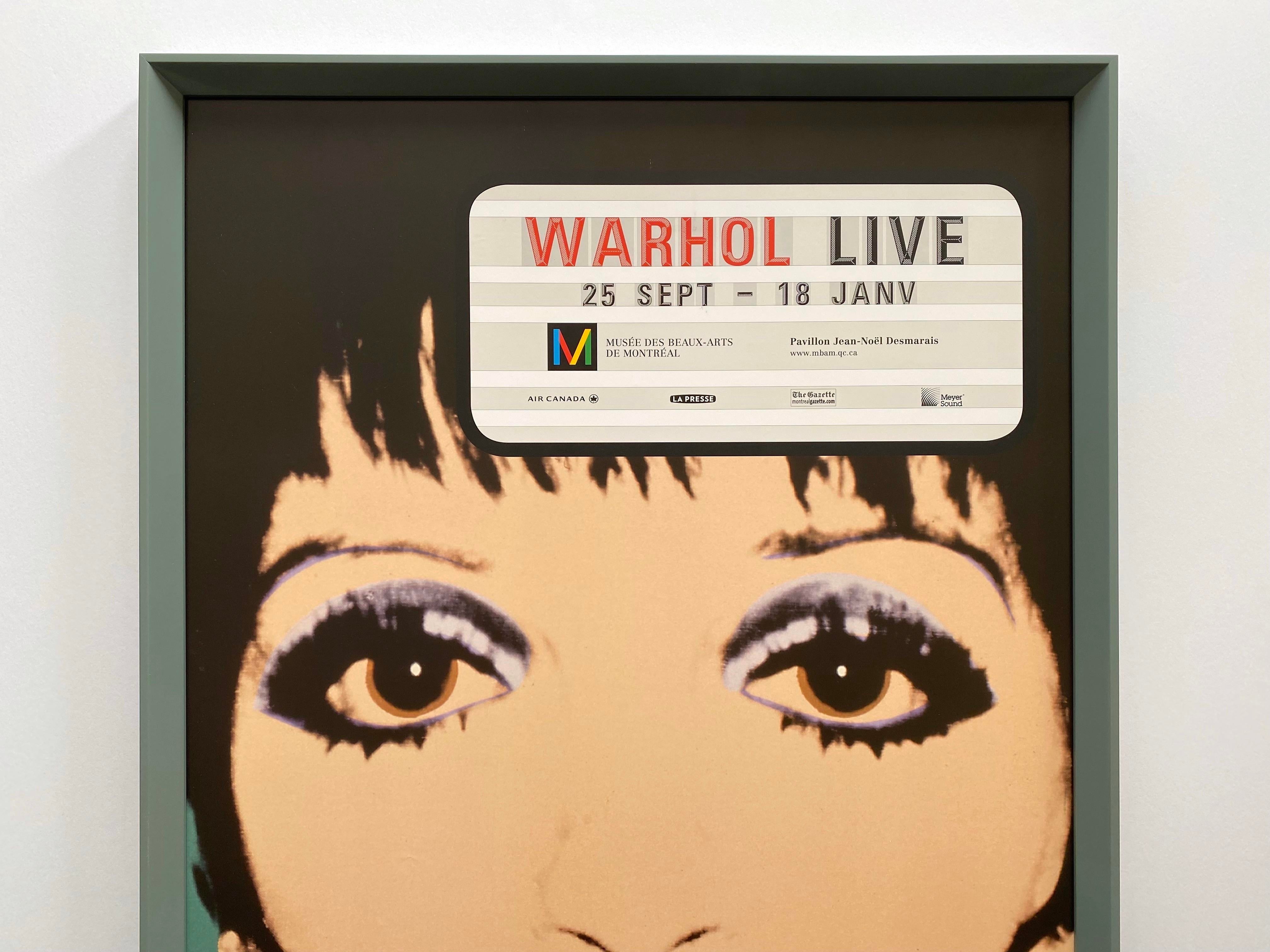 Andy Warhol Foundation Lithograph Print Framed Large Pop Art