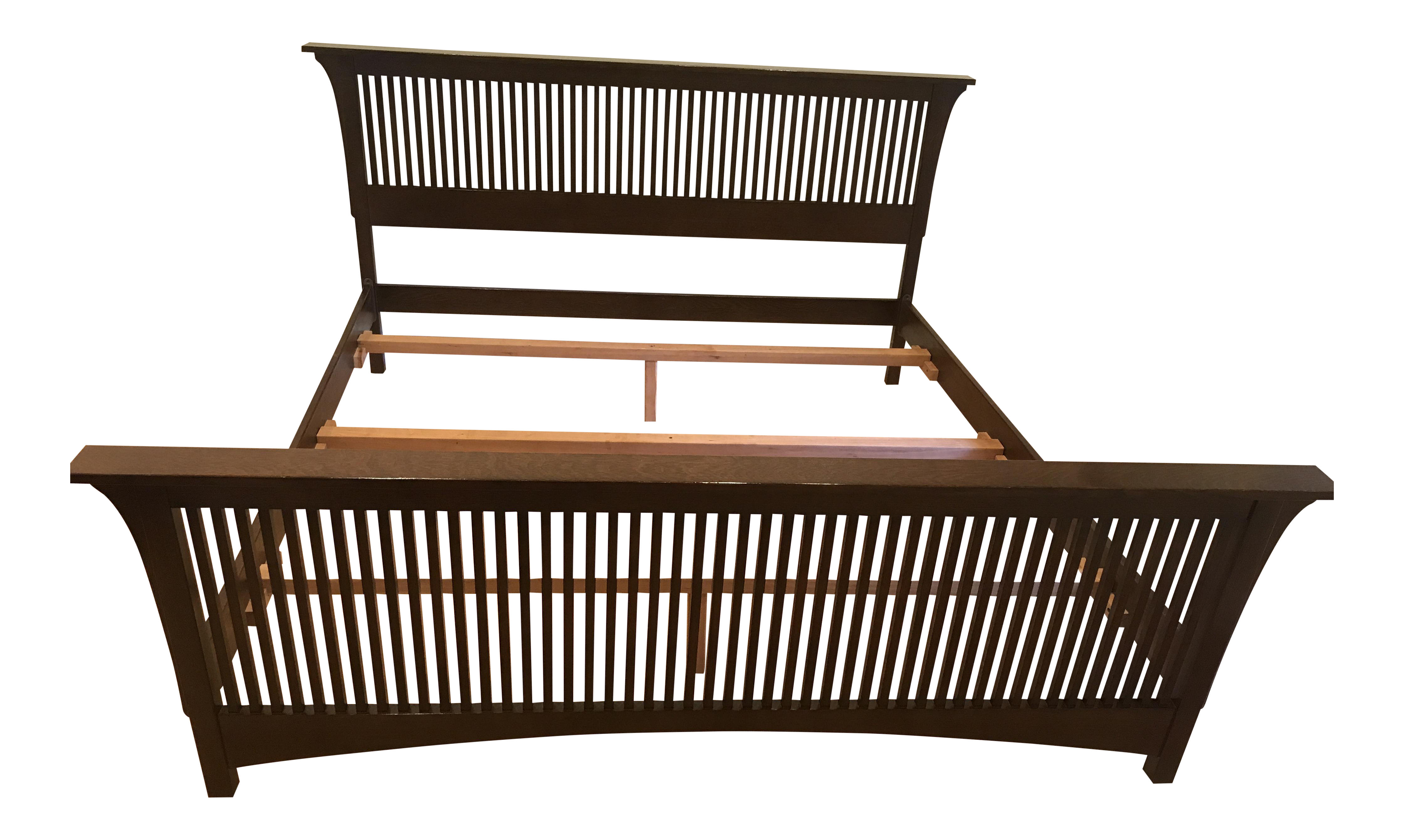 Stickley Mission Oak Spindle King Size Bed Chairish