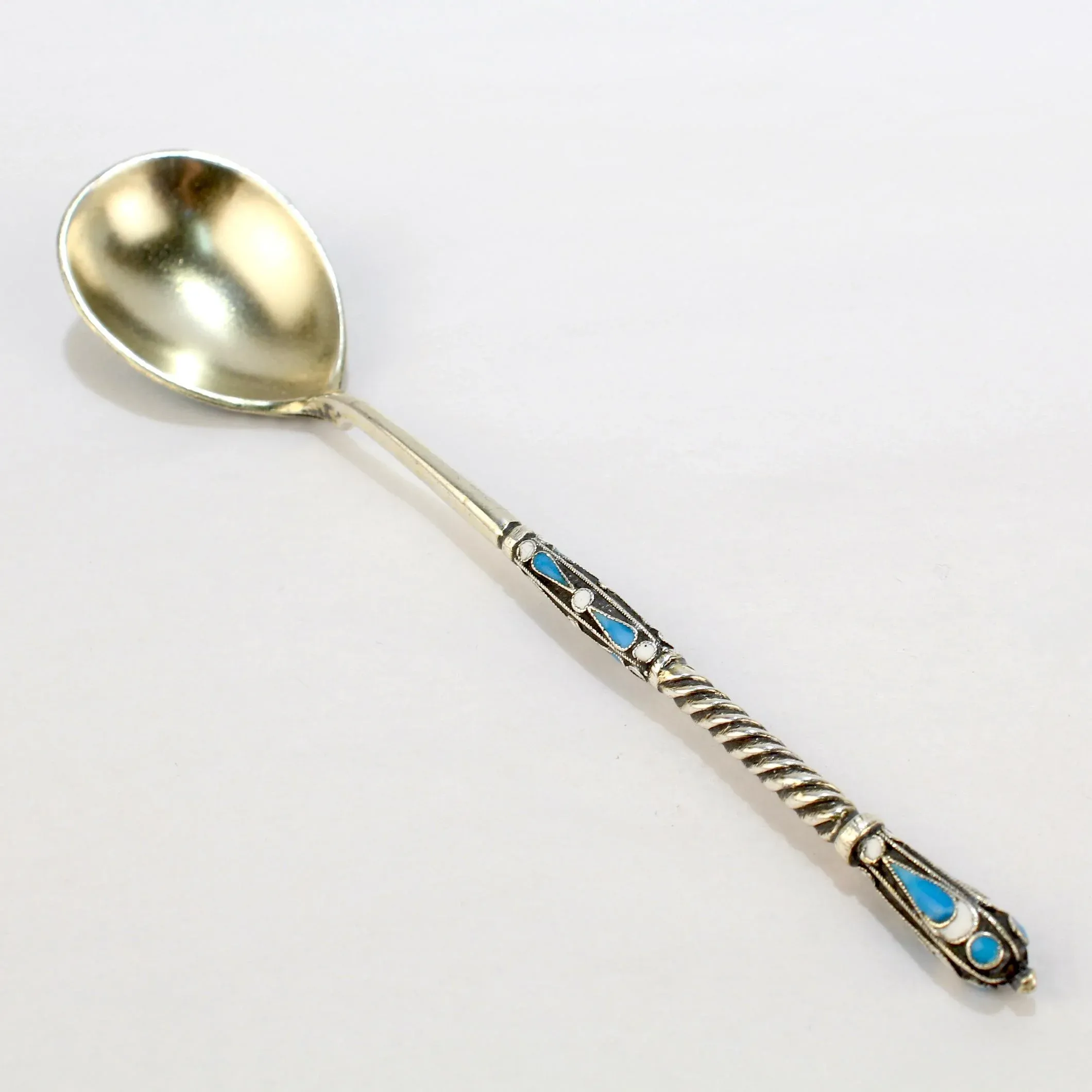 Enamel spoons deals antique