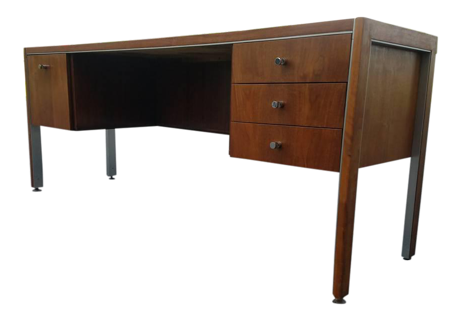 1960s Mid Century Modern Herman Miller For Biltrite Tanker Desk Chairish