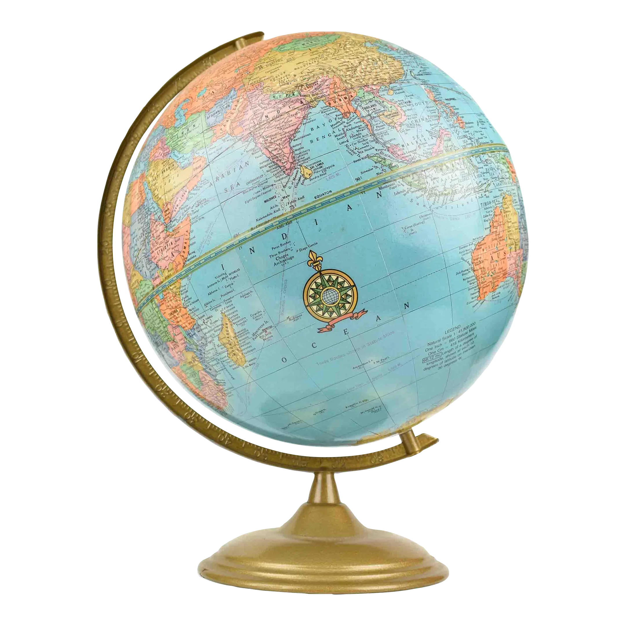 globe/globe decade-access best seasons … Antique Repogle World Ocean Series 12” Double Axis Globe