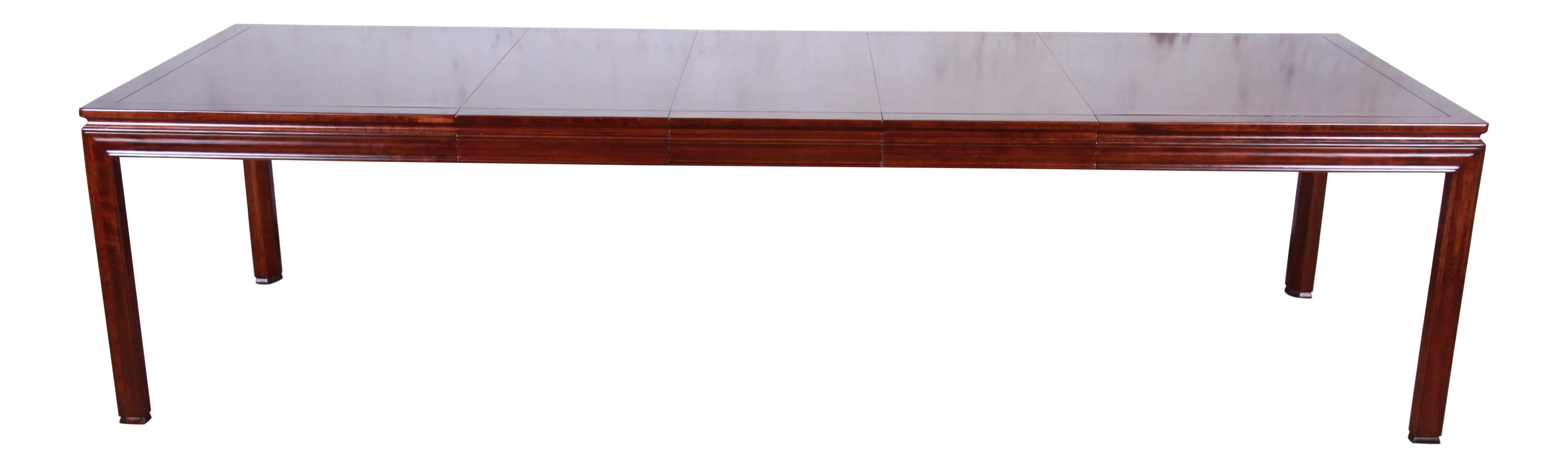 John Widdicomb Mid Century Modern Walnut Extension Dining Table John Widdicomb Mid Century Modern Walnut Extension Dining Table