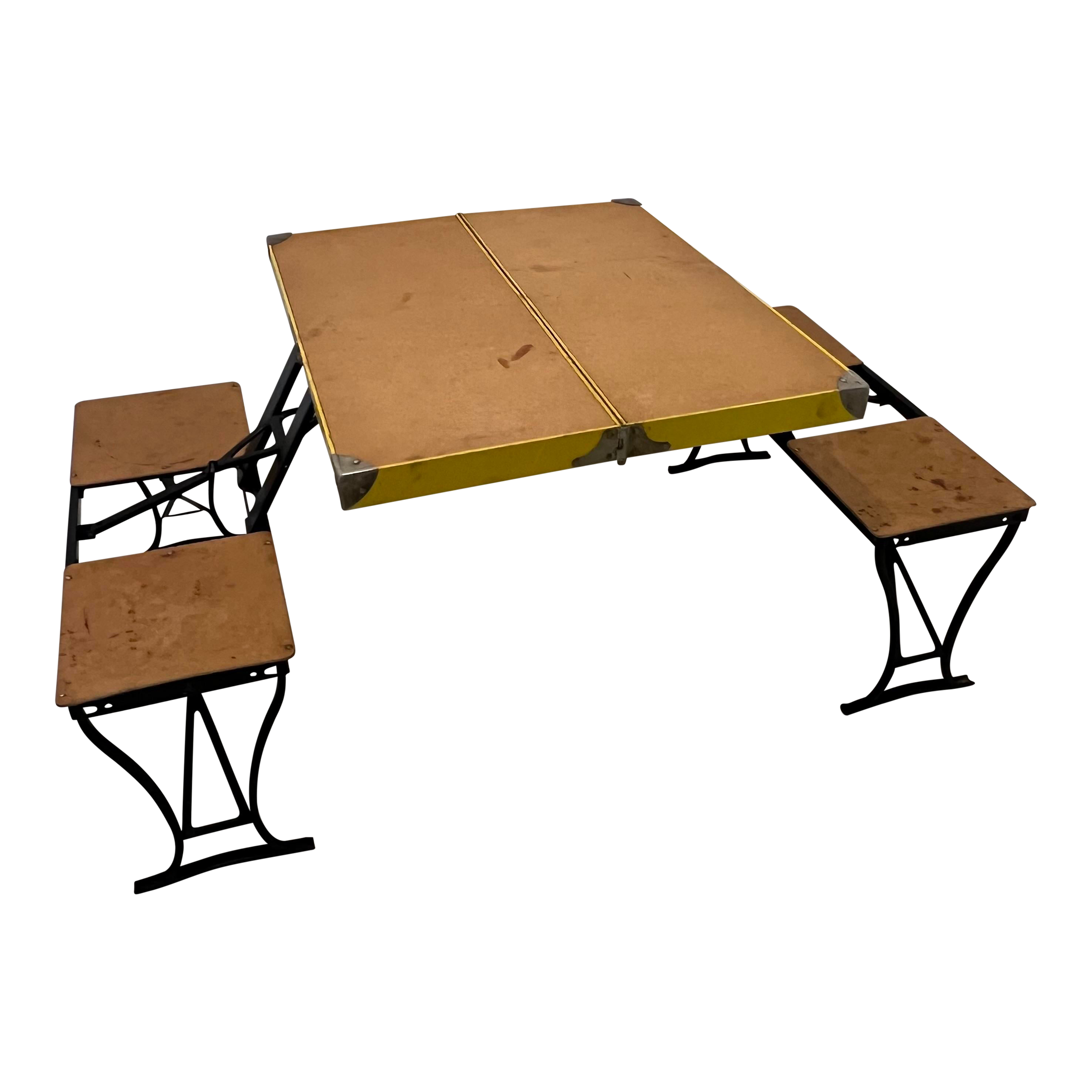 1960s Milwaukee Stamping Co Handy Camping Picnic Foldable Table