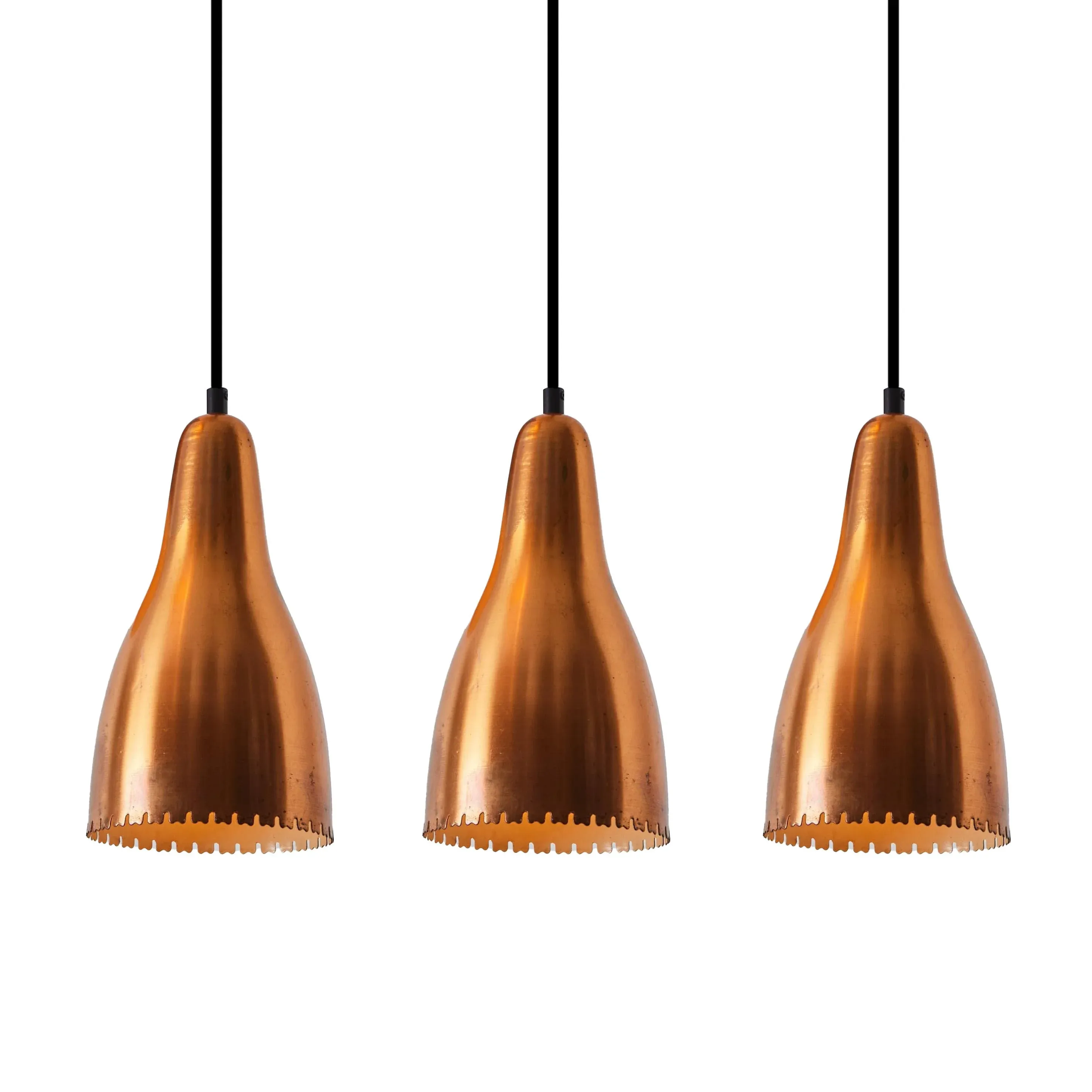 1950s Bent Karlby Perforated Copper Pendant for Lyfa | Chairish