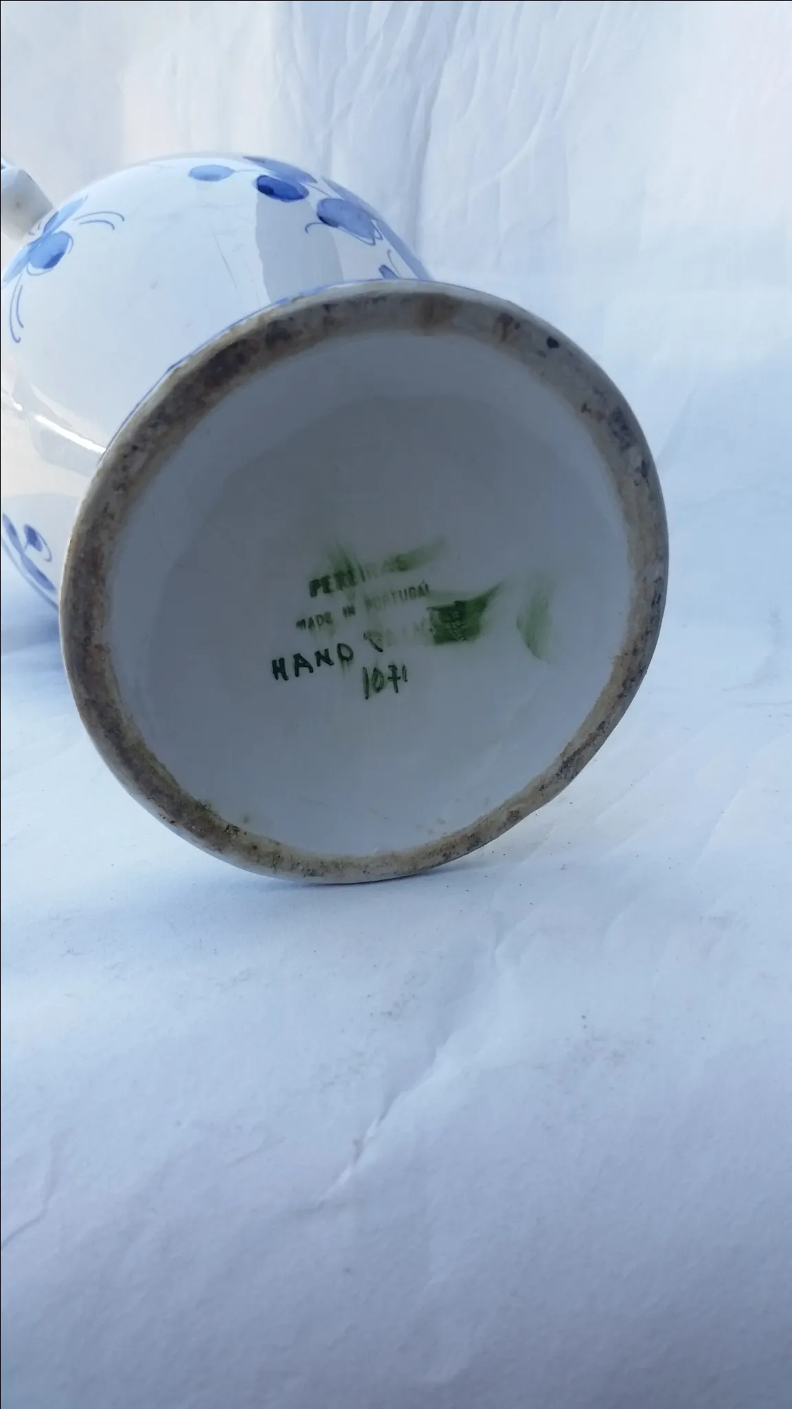 Vintage Hand-Painted Portugese Vase