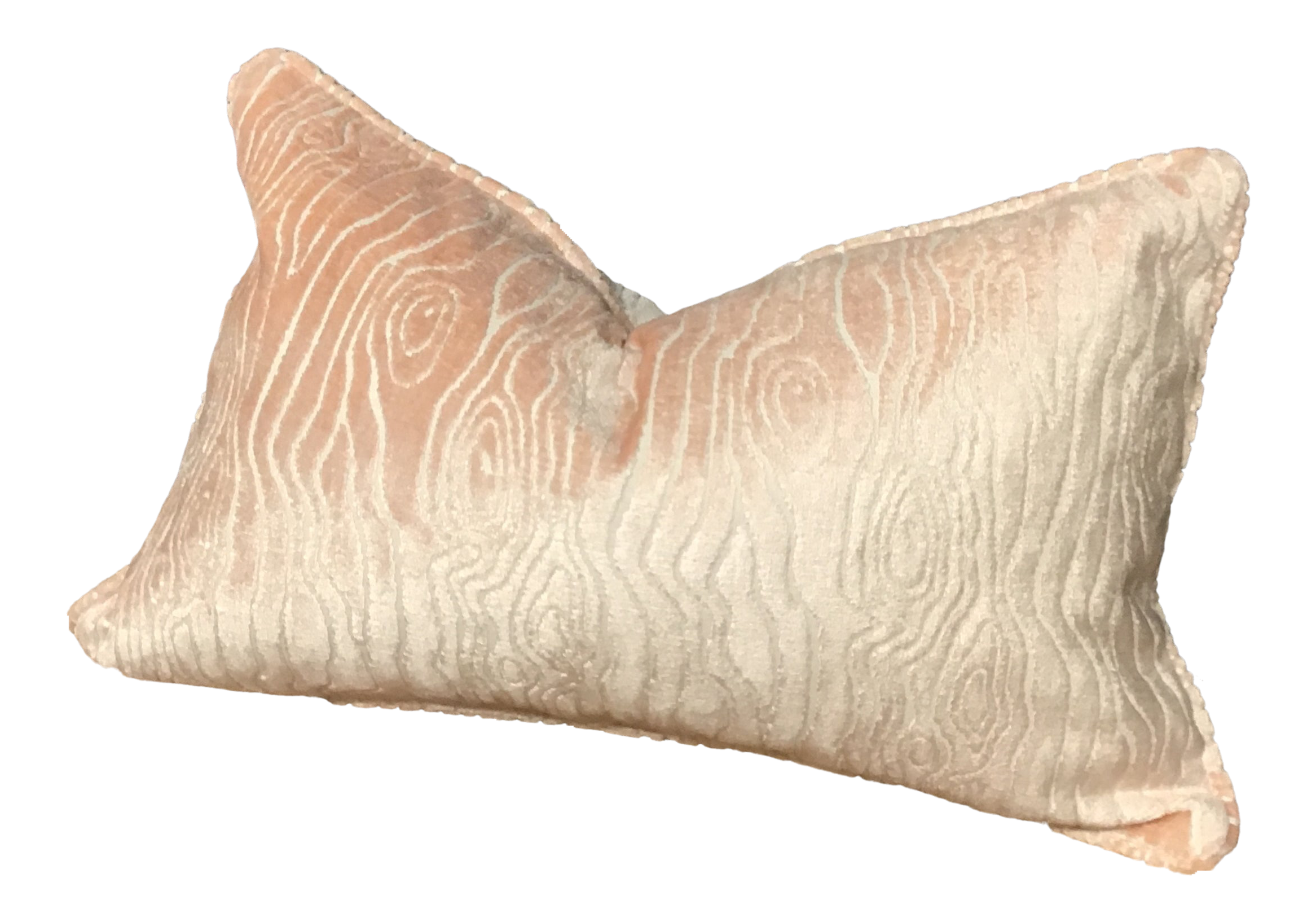 Shabby Chic Pink Faux Bois Lumbar Pillow Chairish
