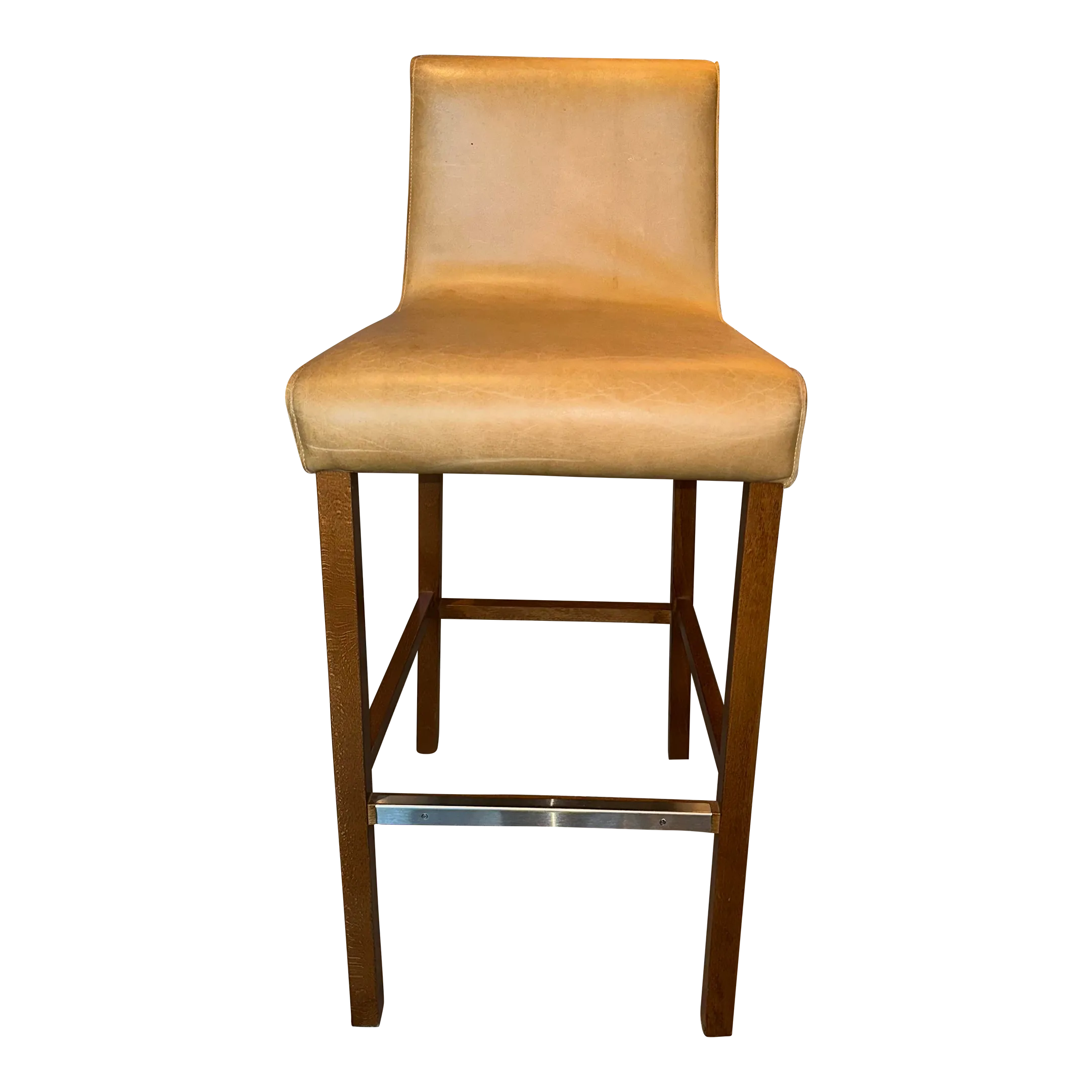 Grand Rapids Chair Company Yellow Bar Stool | Chairish