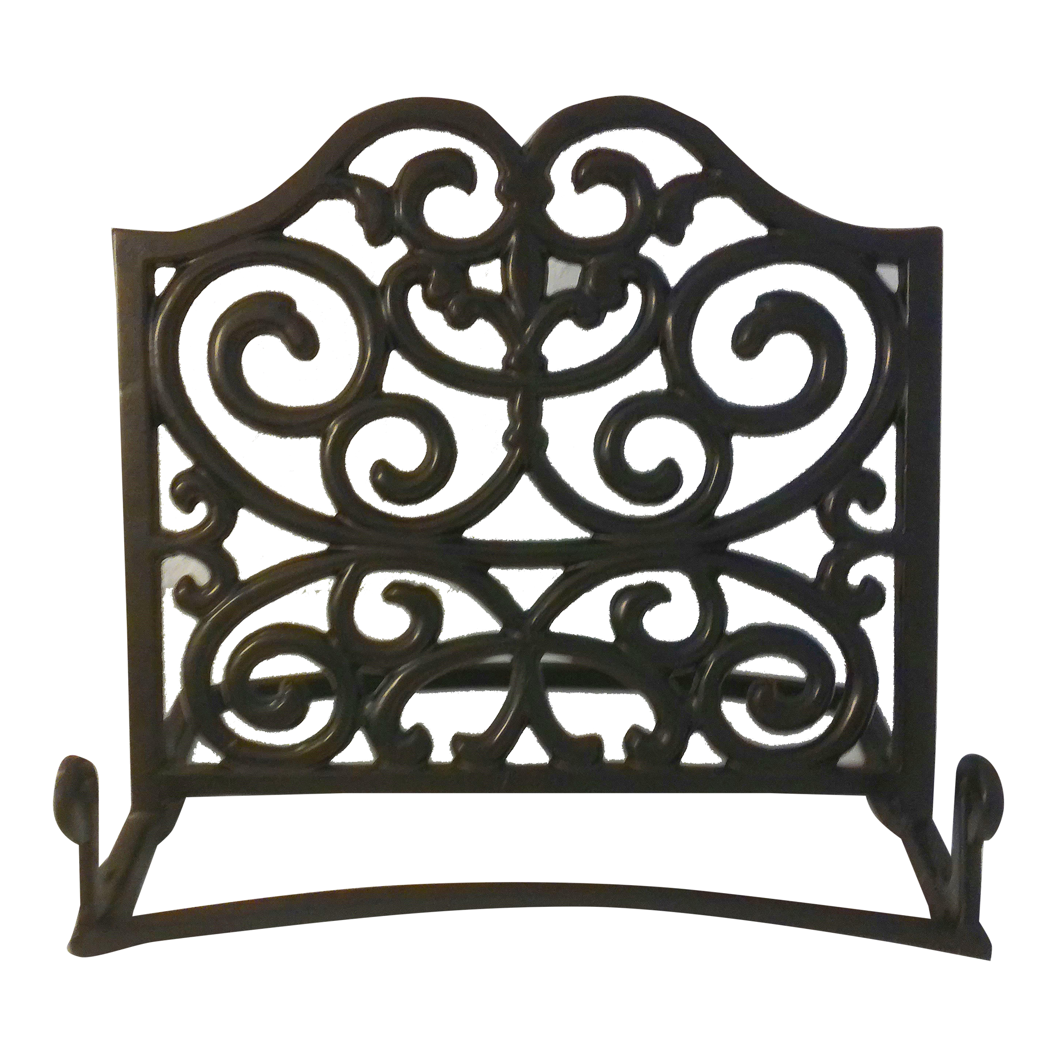 Black Iron Scroll Cookbook Holder/Easel
