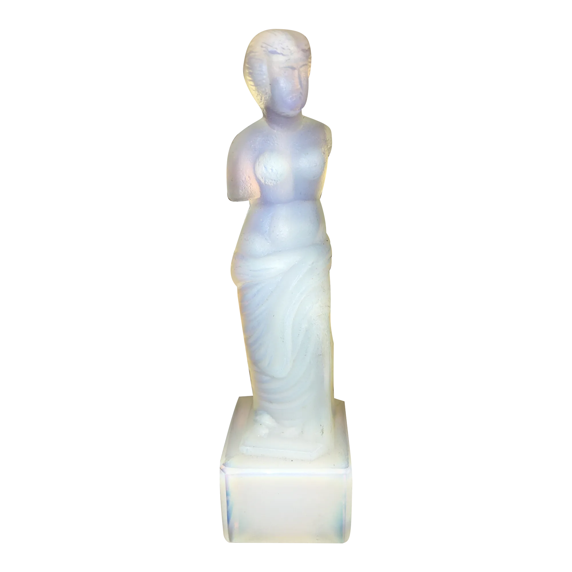 Sabinoガラス ミロのヴィーナス 1980s Sabino Glass Venus De Milo Sculpture | Chairish