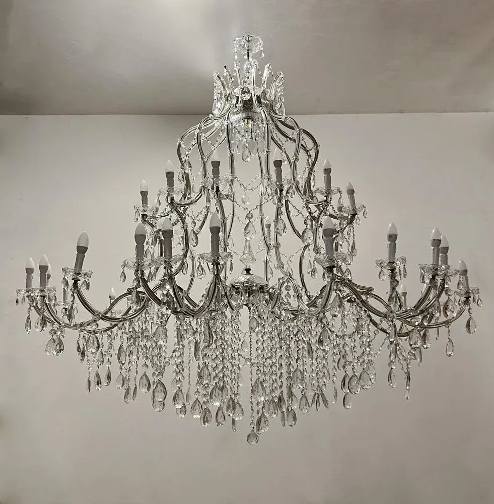 Vintage Crystal Chandelier 37 Lights