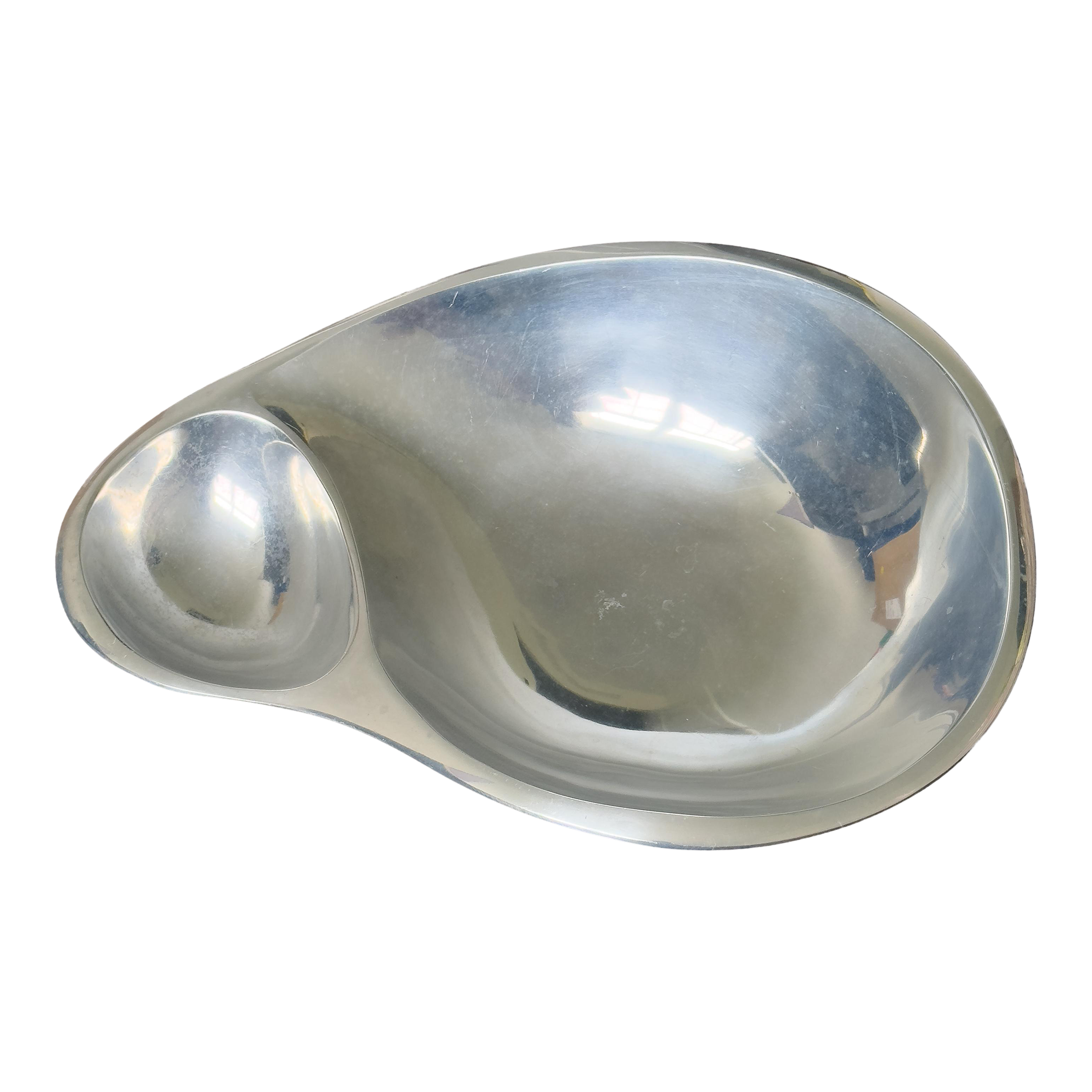 Mid-Century Modern Nambe 560 Chip and Dip Tray – Designed by