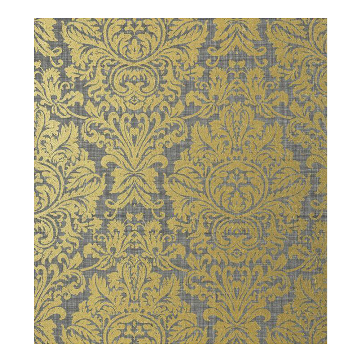 Kingsbury Damask Wallpaper Gold Sample Chairish