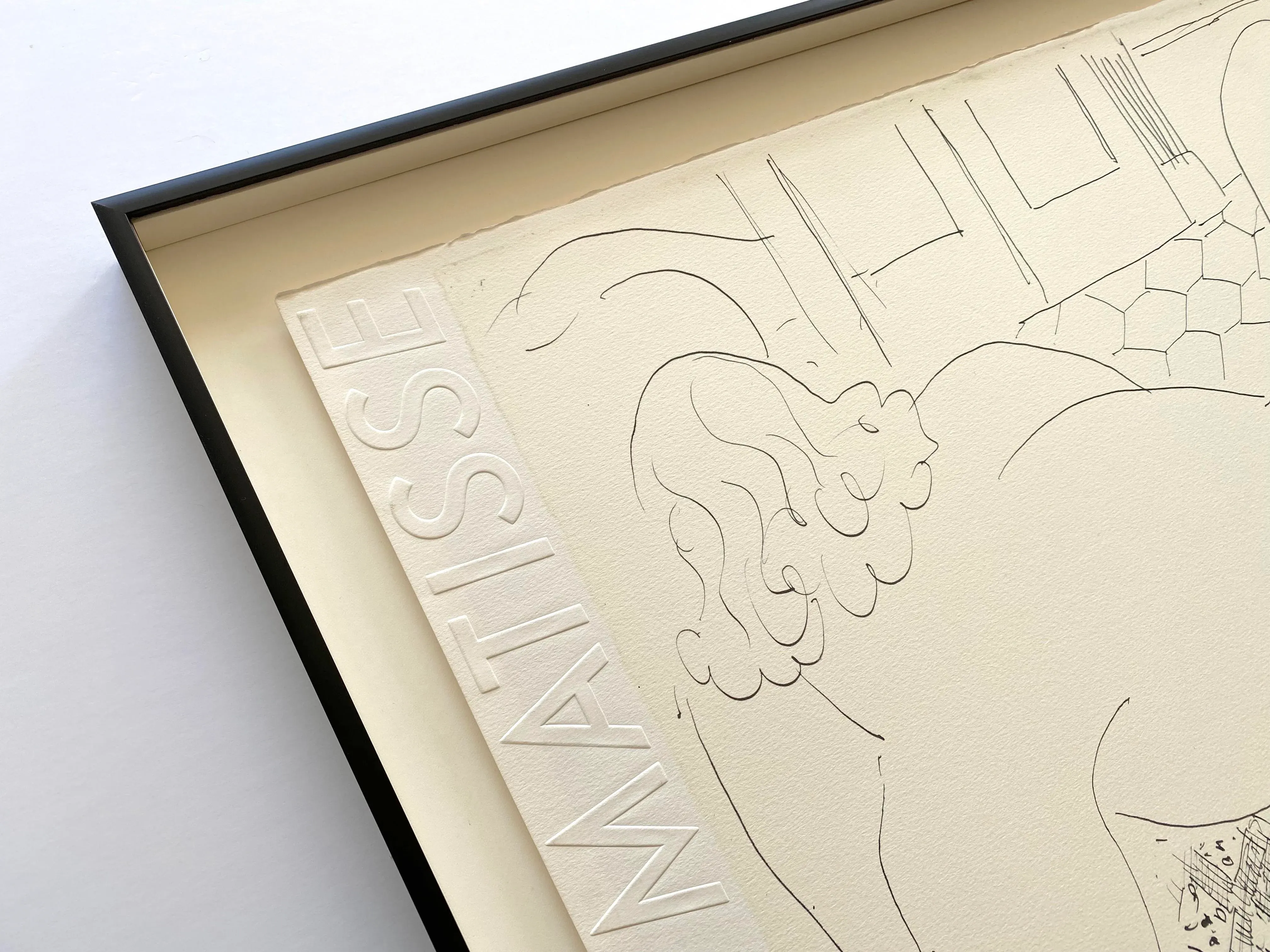 Henri Matisse、NU ALLONGE、画集画、新品額装付 Henri Matisse Vintage 1989 Modernist Framed French Fine Art