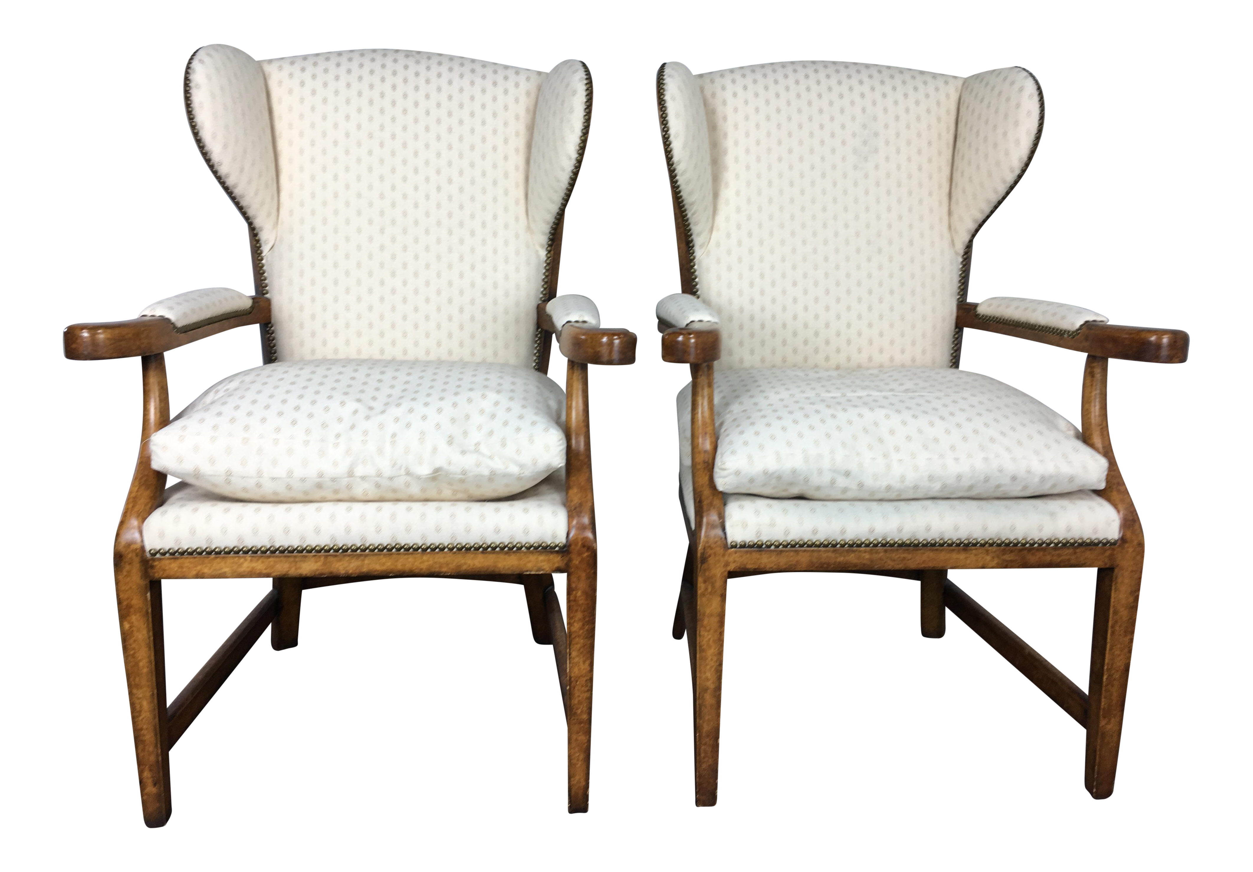 Minton-Spidell English Barber Chairs - a Pair | Chairish
