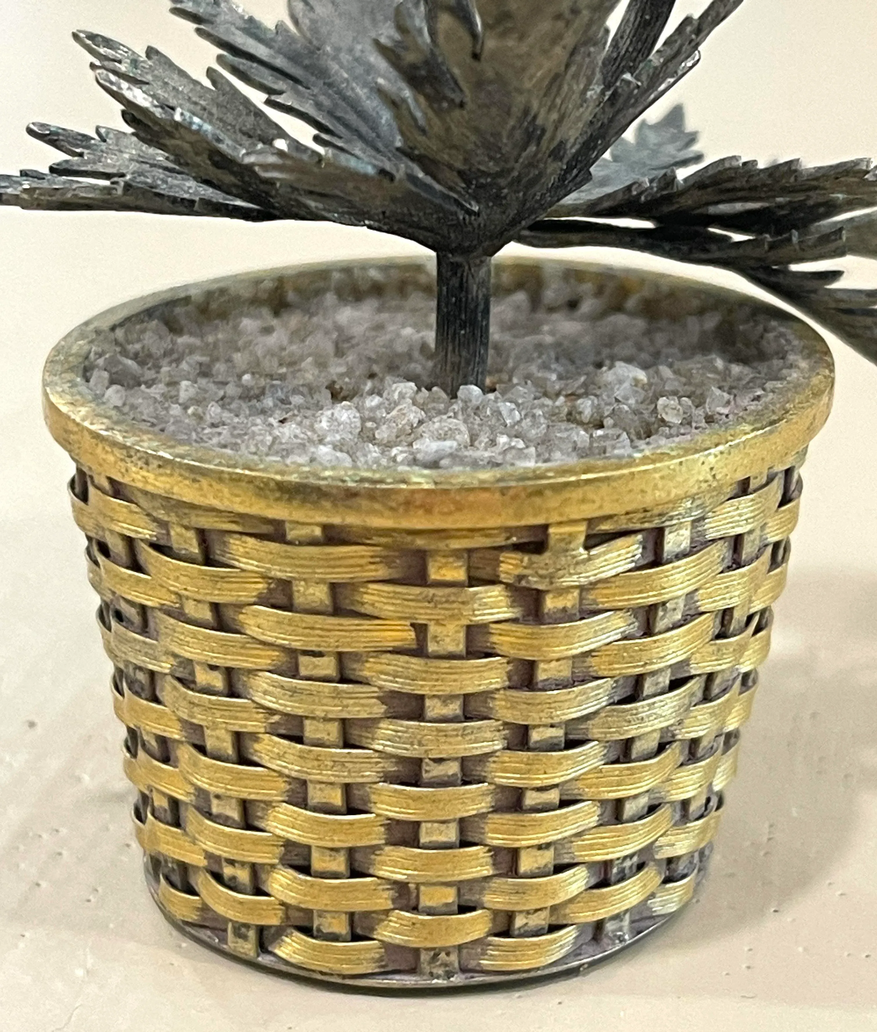 皿・プレート JANNA THOMAS STERLING SILVER PLATE Tiffany & Co Janna Thomas Sterling Silver Potted Flower