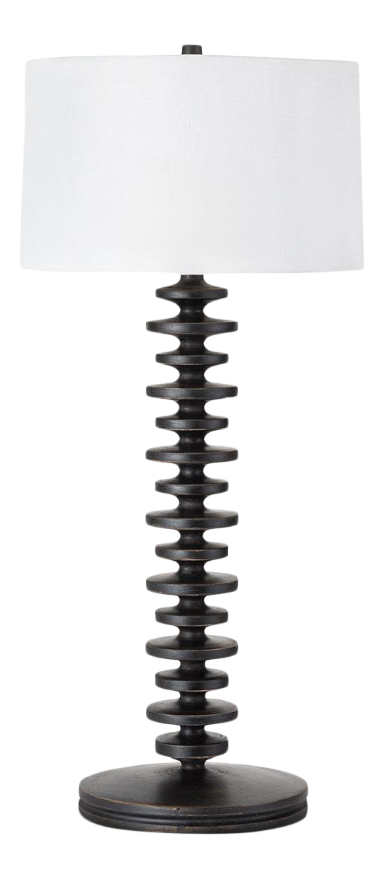 Regina Andrew Fishbone Buffet Table Lamp in Ebony Chairish