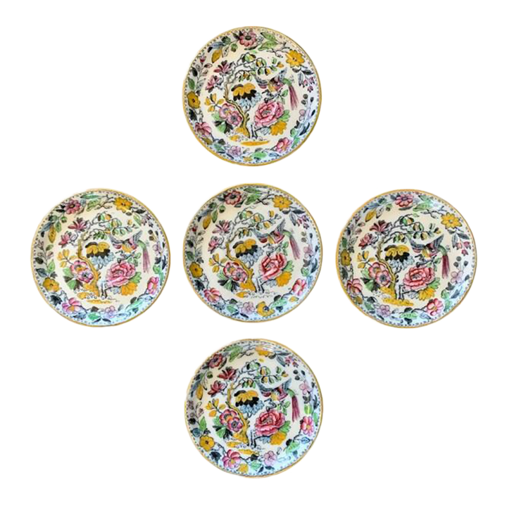 Late 19th Century Ashworth Brothers Hanley Saucer Plates, Ashworth