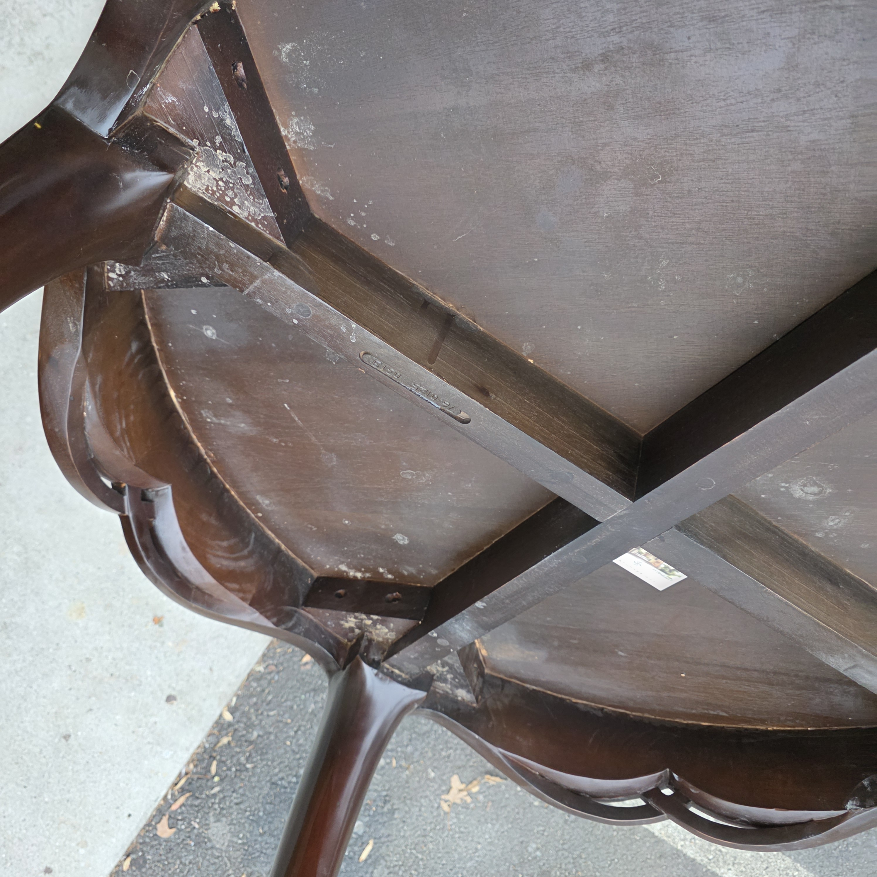 Christopher Guy Mahogany Side Table | Chairish