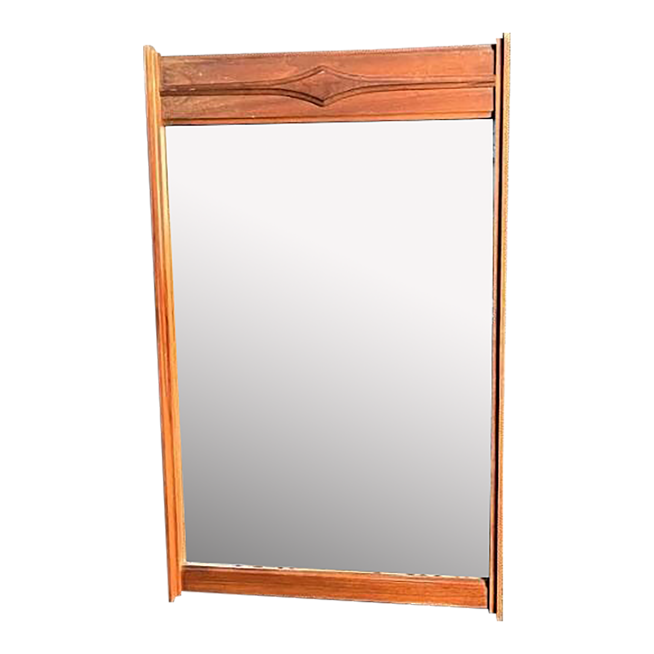 Mid-Century Wall Mirror | Chairish