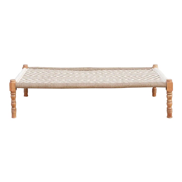 Handwoven Modern Charpai Coffee Table | Chairish