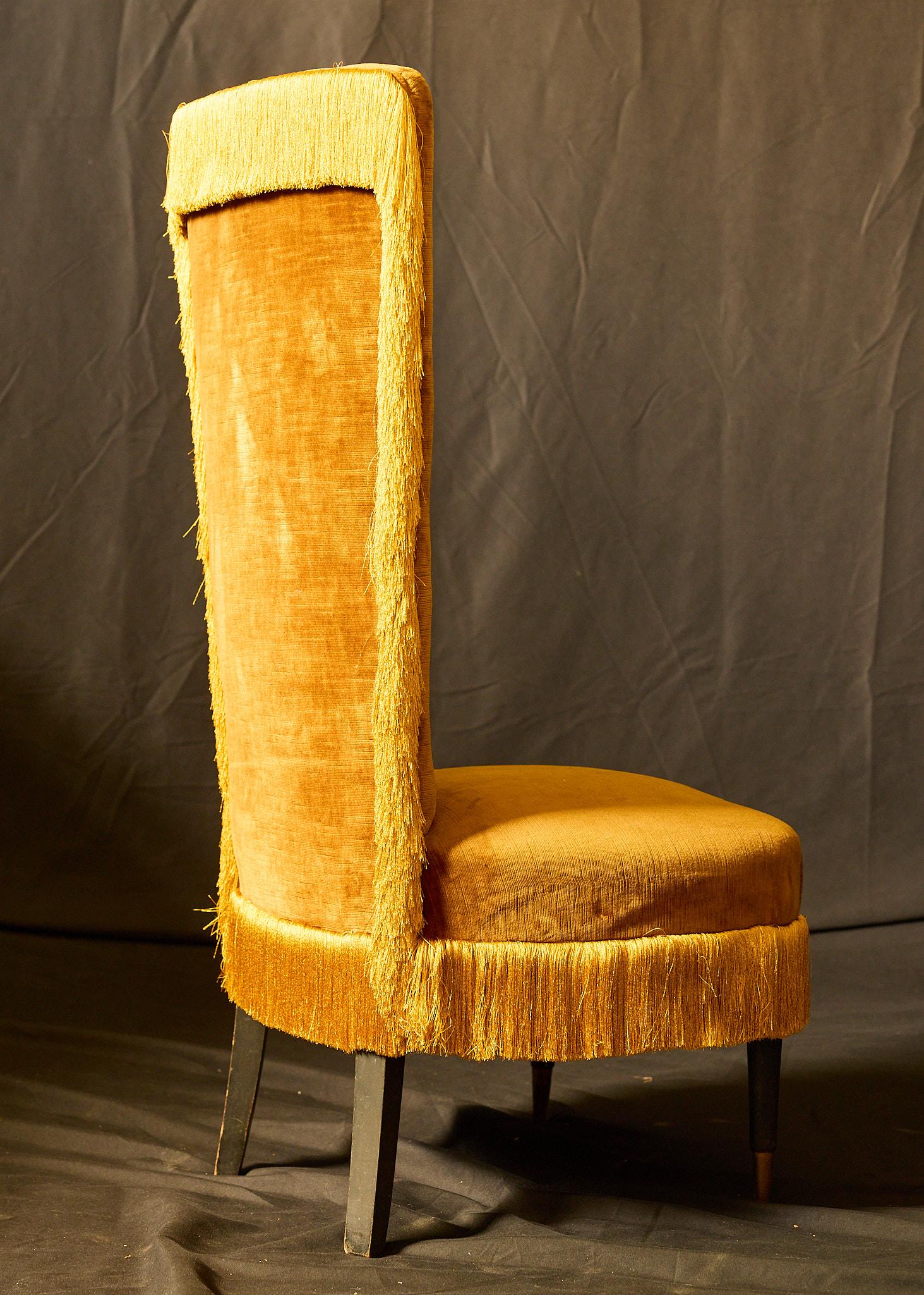 Midcentury Italian Slipper Chair, Circa 1950s Chairish