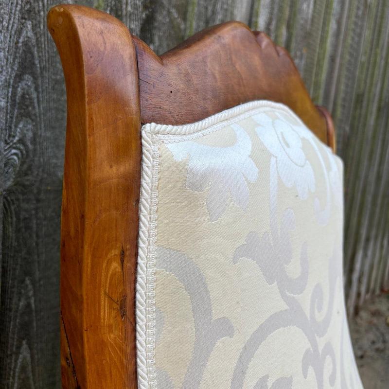 French Voltaire Armchair in Walnut, 1850