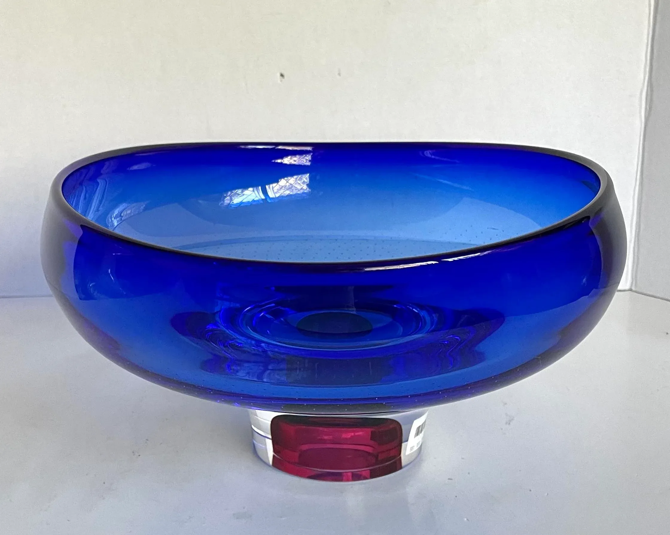 ◆ BODA Zelda footed bowl ボダ ガラスボウル 80s ◆ ◇ BODA Zelda footed bowl ボダ ガラスボウル 80s ◇