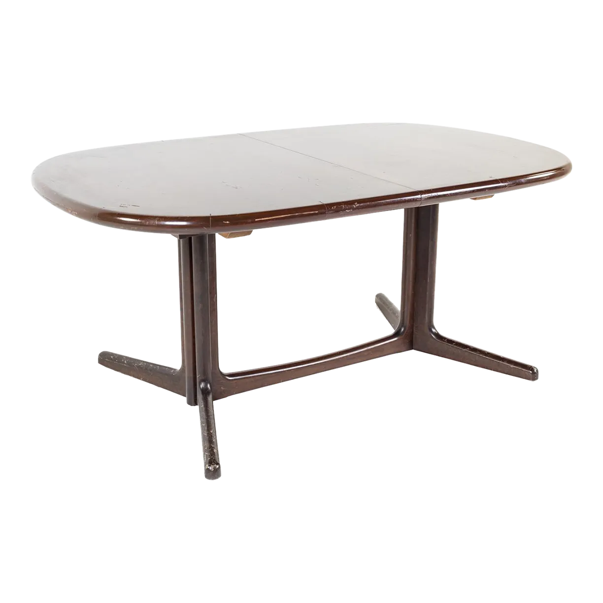 Dyrlund Style Mid Century Rosewood Dining Table Chairish