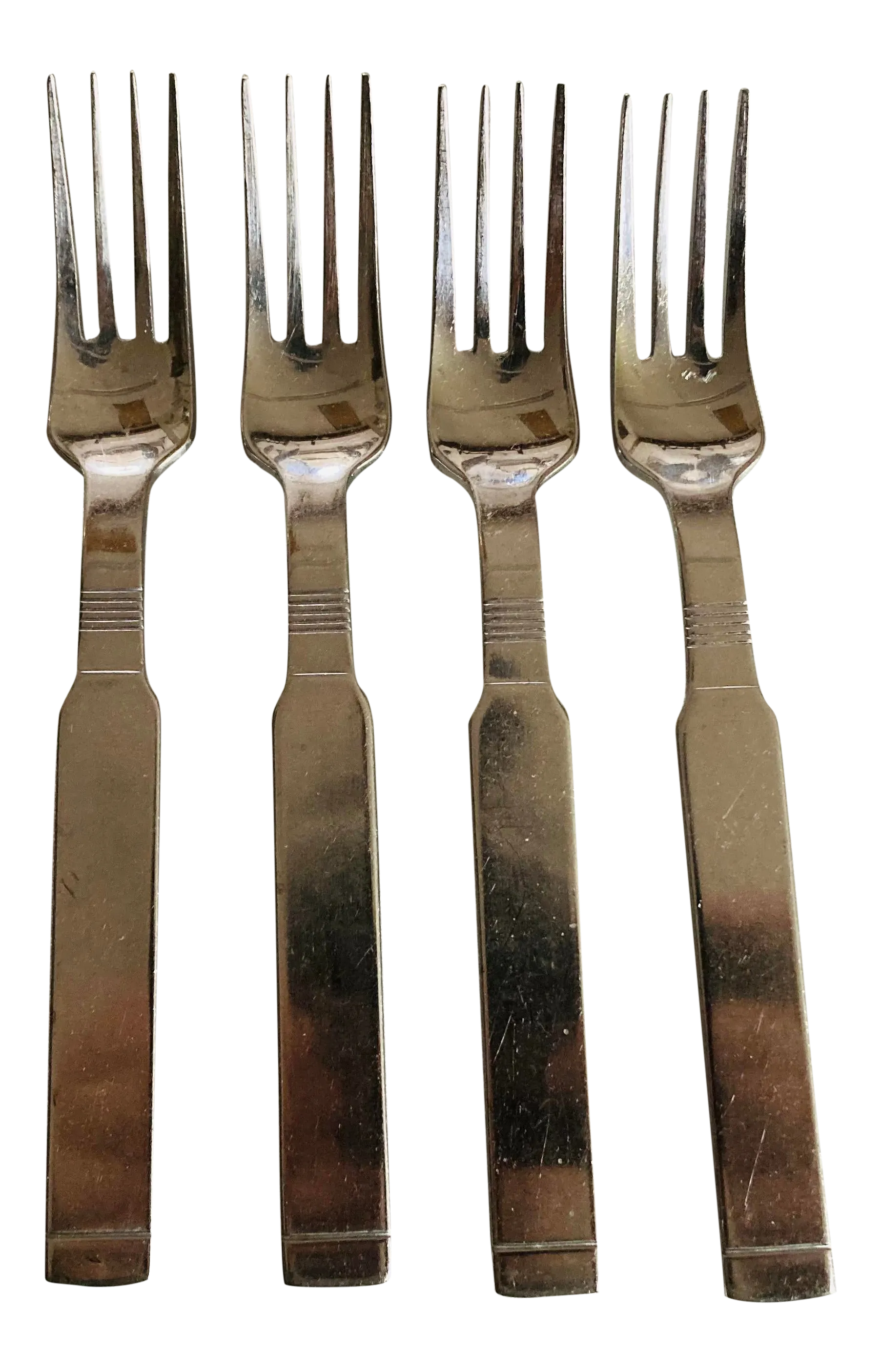 Midcentury Stanley Roberts Stainless Dinner Forks S/4