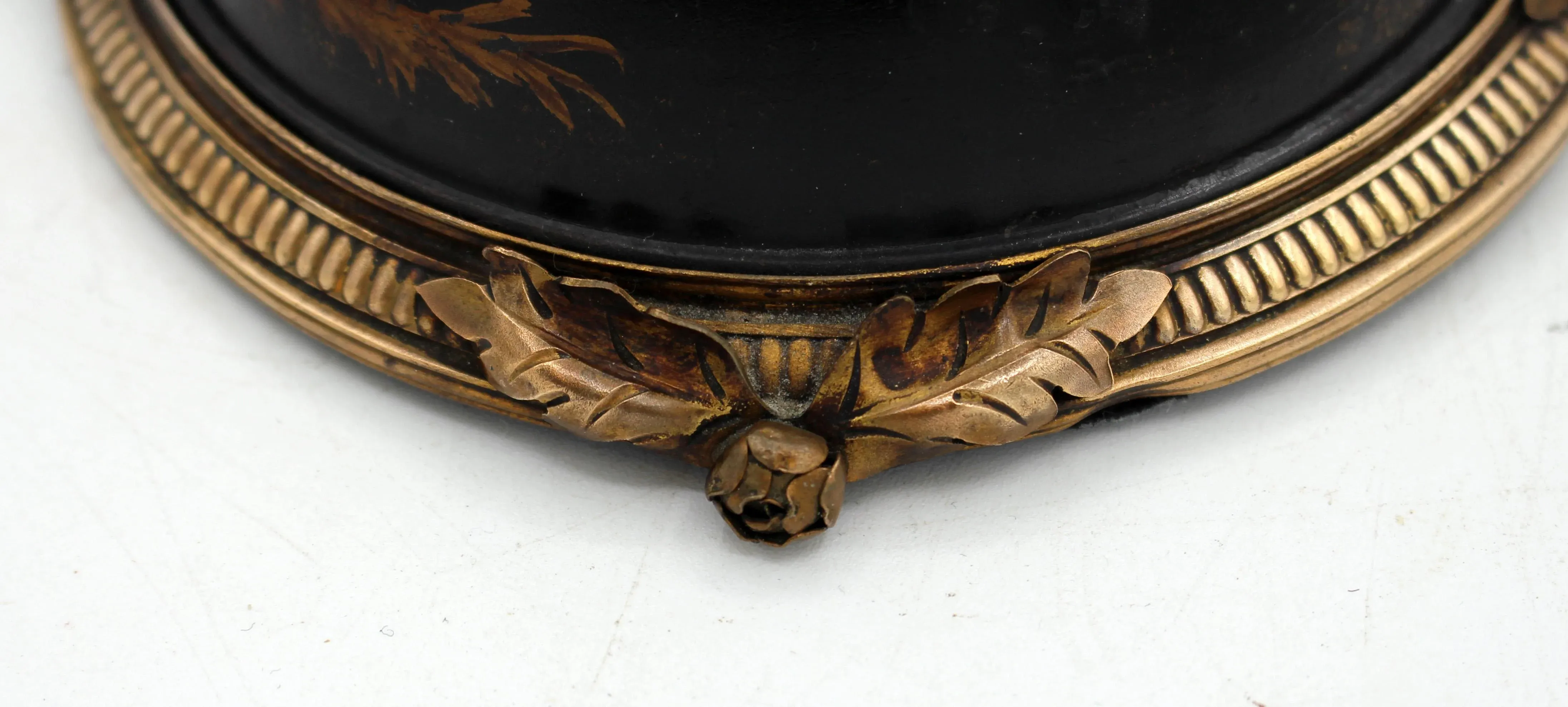 Late 19th Century French Treen Inkwell With Pen Holder