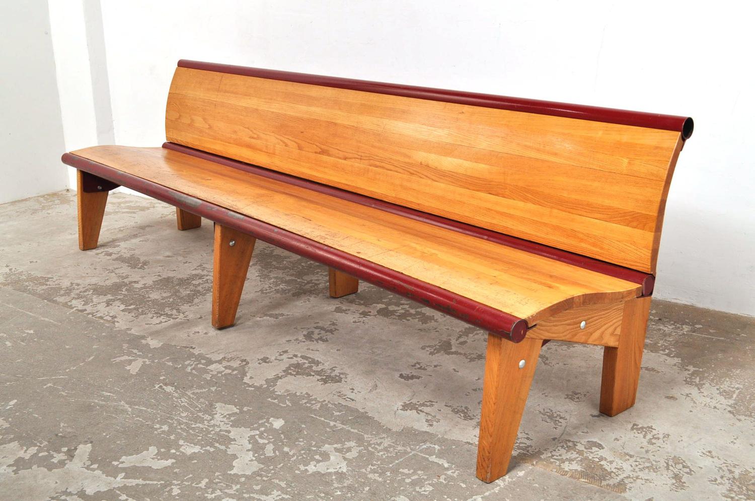 その他 FURNTURE CORP PUEBCO WOODEN SCHOOL BENCH Vintage School Bench, 1950s | Chairish