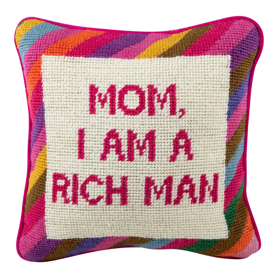 Furbish Cher Knows Best Needlepoint Pillow Chairish