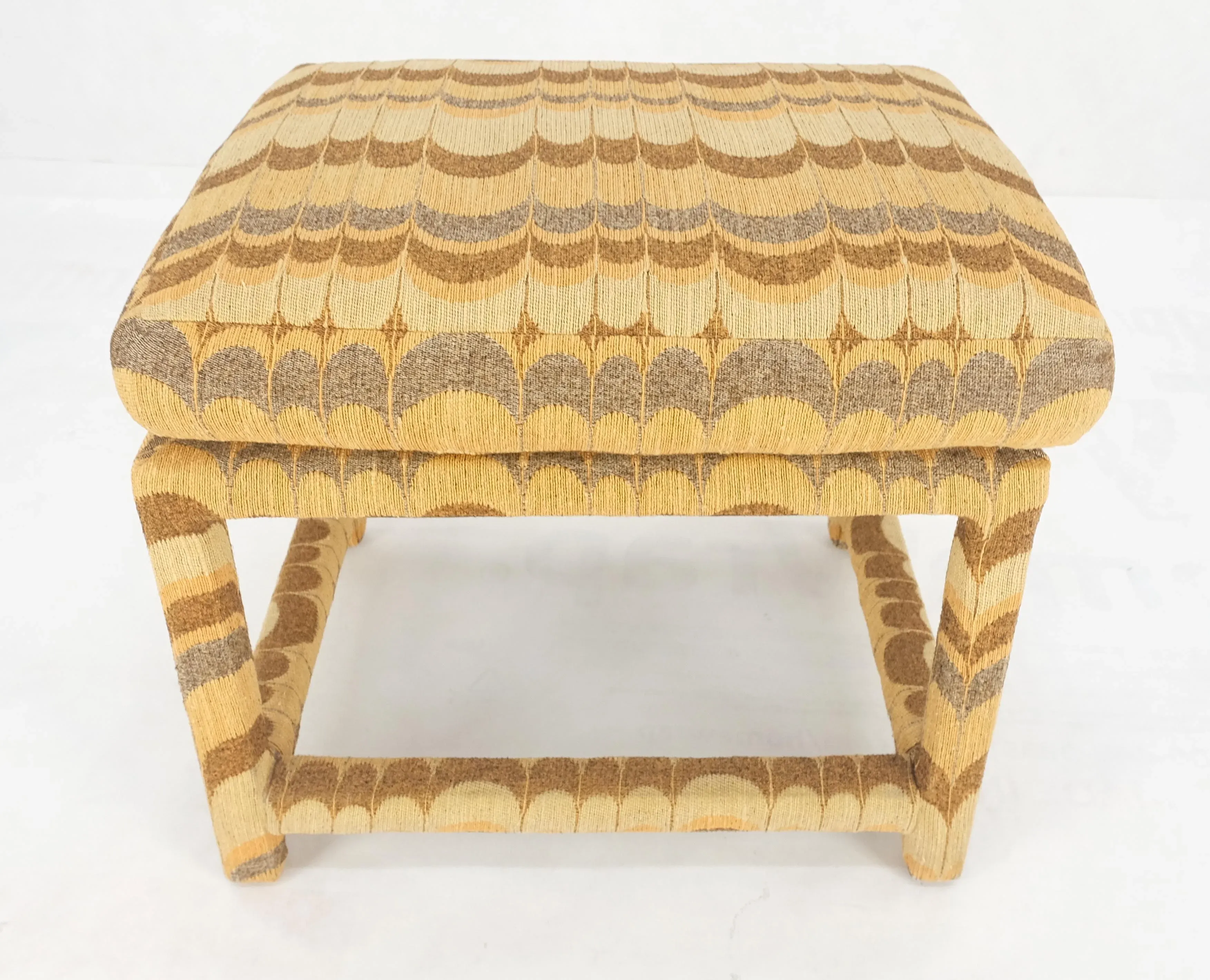 Thayer Coggin Milo Baughman Foot Stool Bench Ottoman Seat 1970s