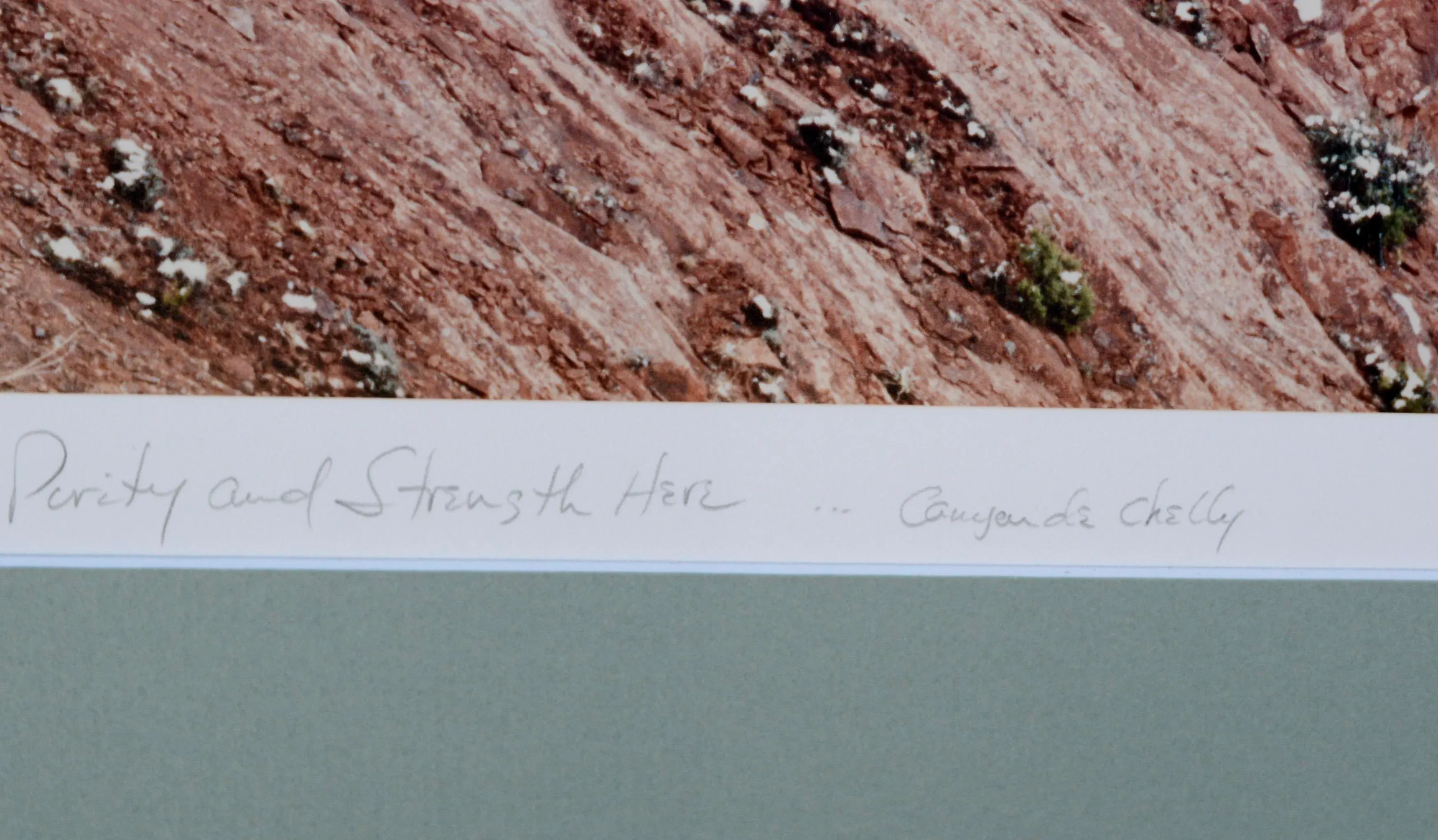 Canyon De Chelly, Arizona Desert Landscape - Limited Edition Color Photograph by Rick Canham