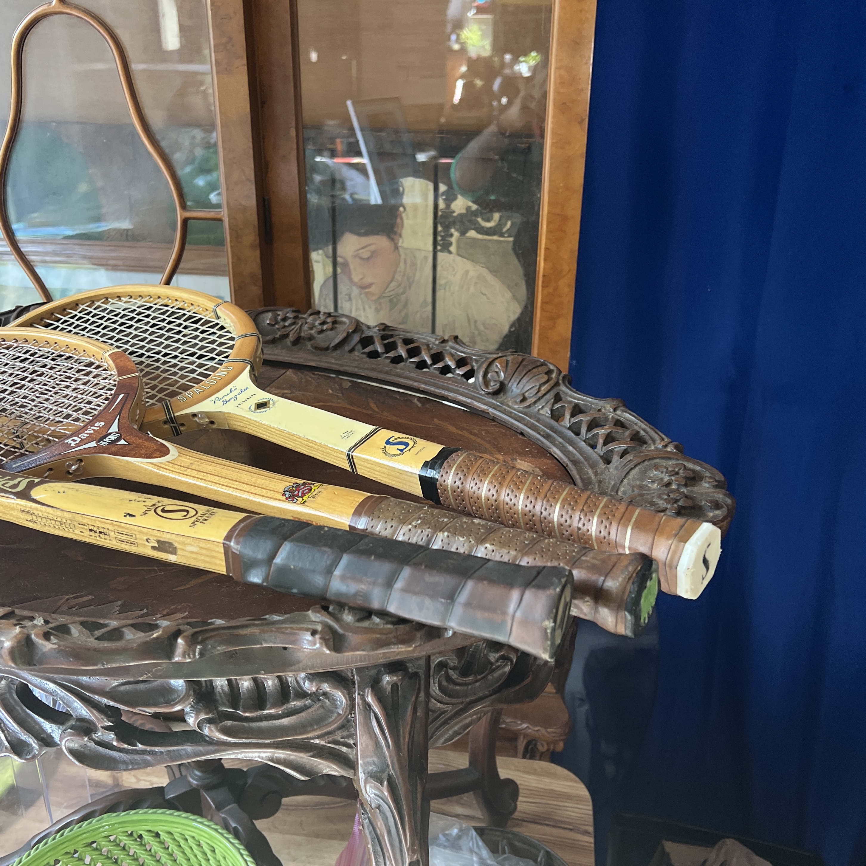 Raquette de tennis en bois juive vintage - Mon musée du tennis - Canada