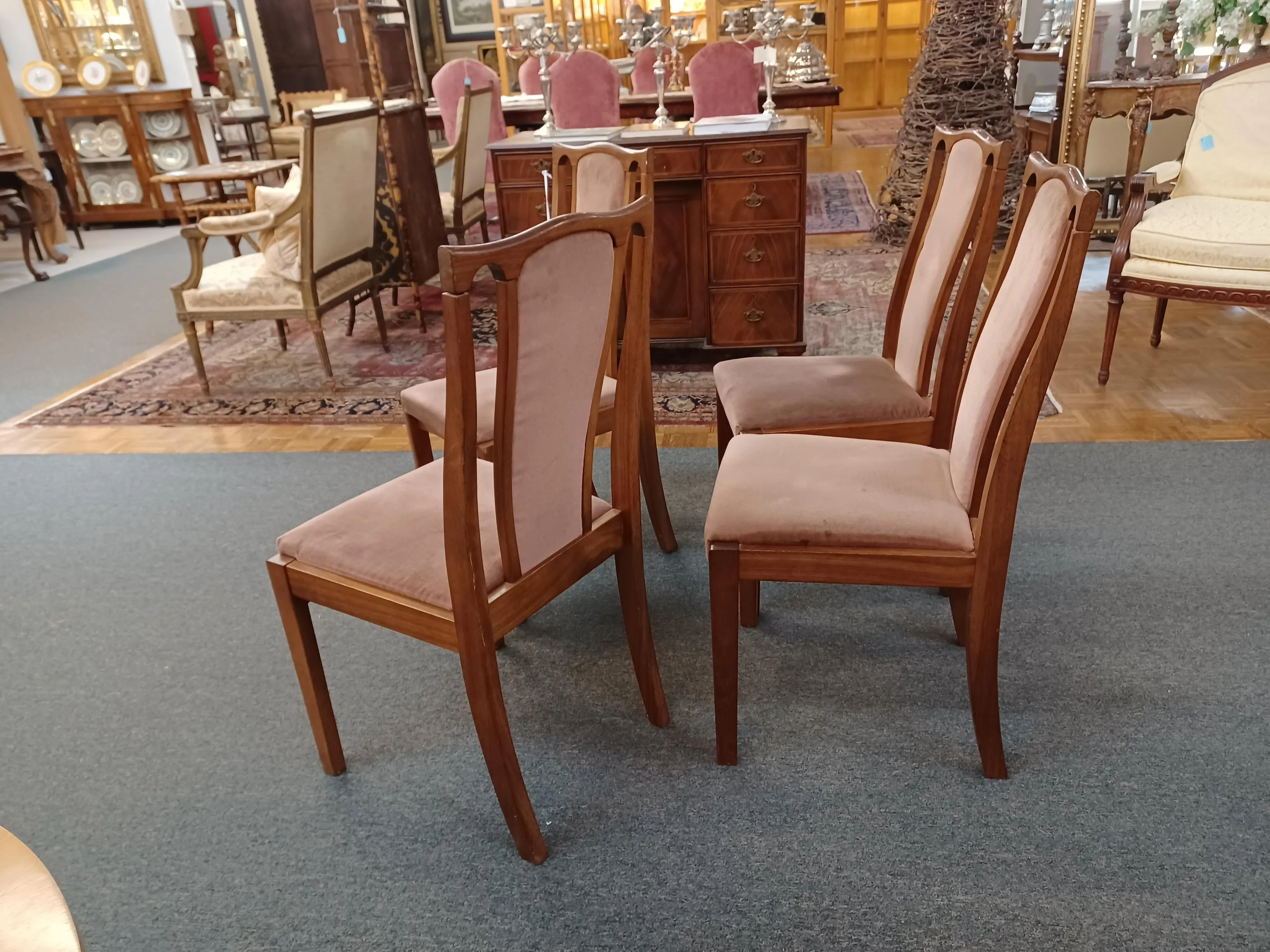 Mid Century Modern Meredew Teak Dining Chairs Set of Chairish
