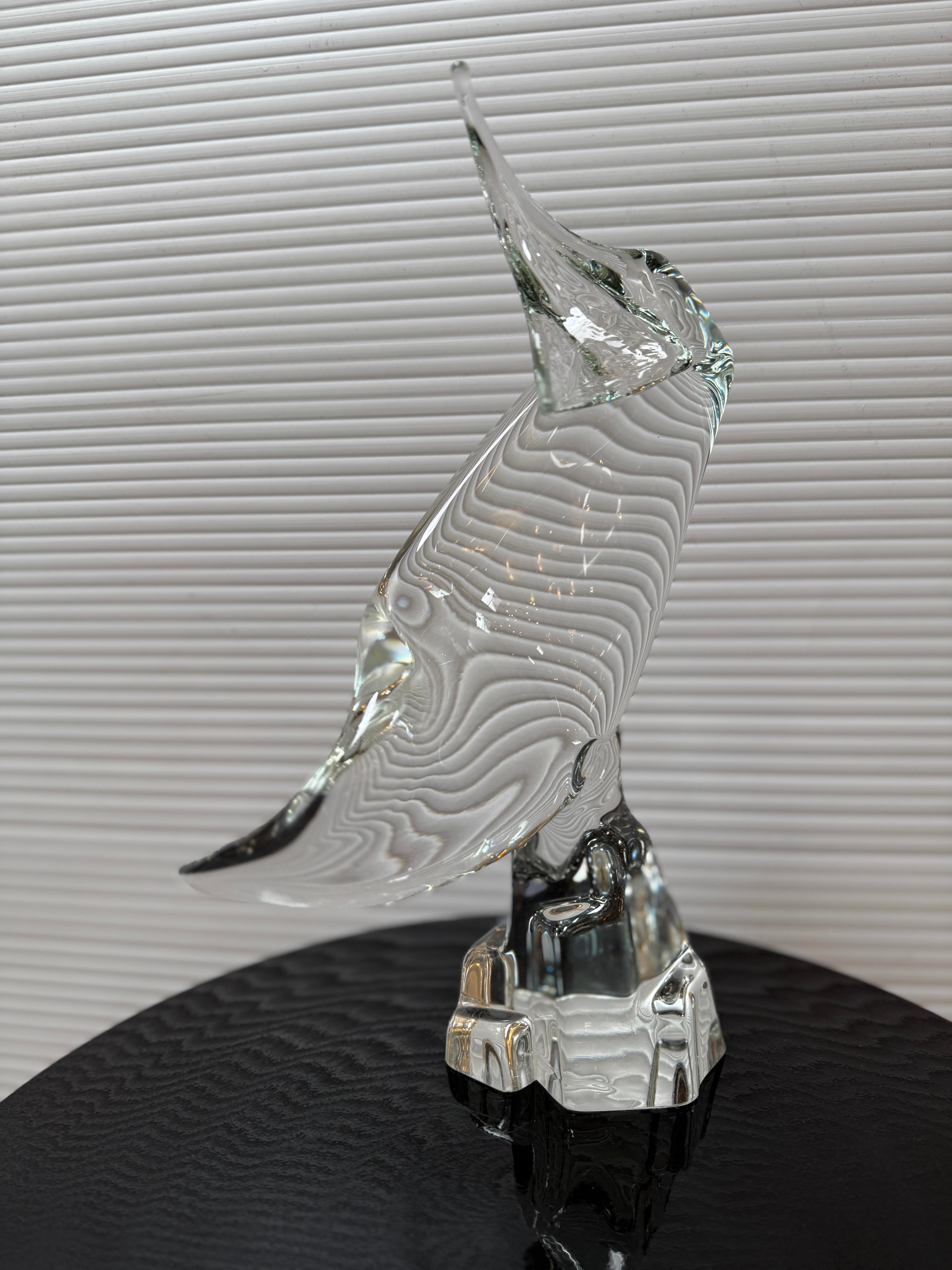 Licio Zanetti Murano Glass Fish Sculpture, Signed | Chairish