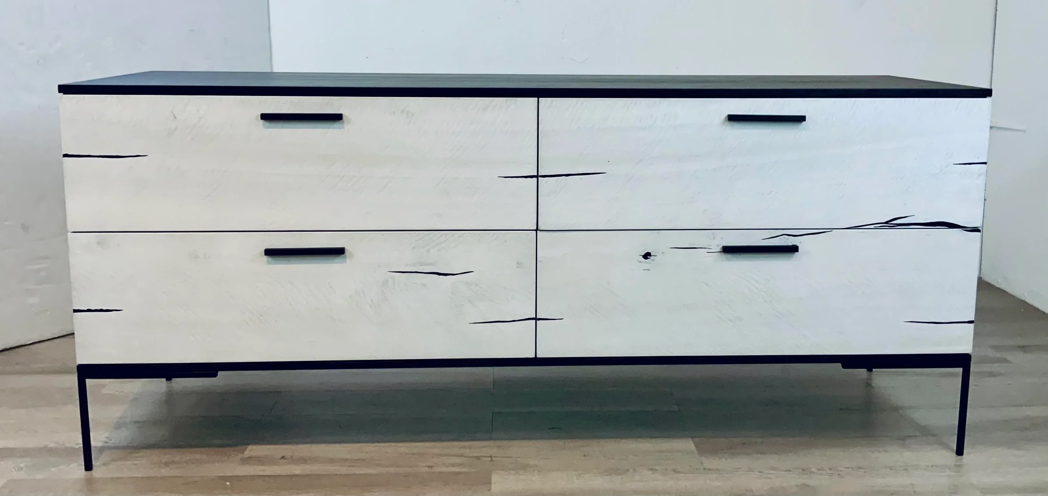 Organic Modern Bleached Yukas Wood Dresser