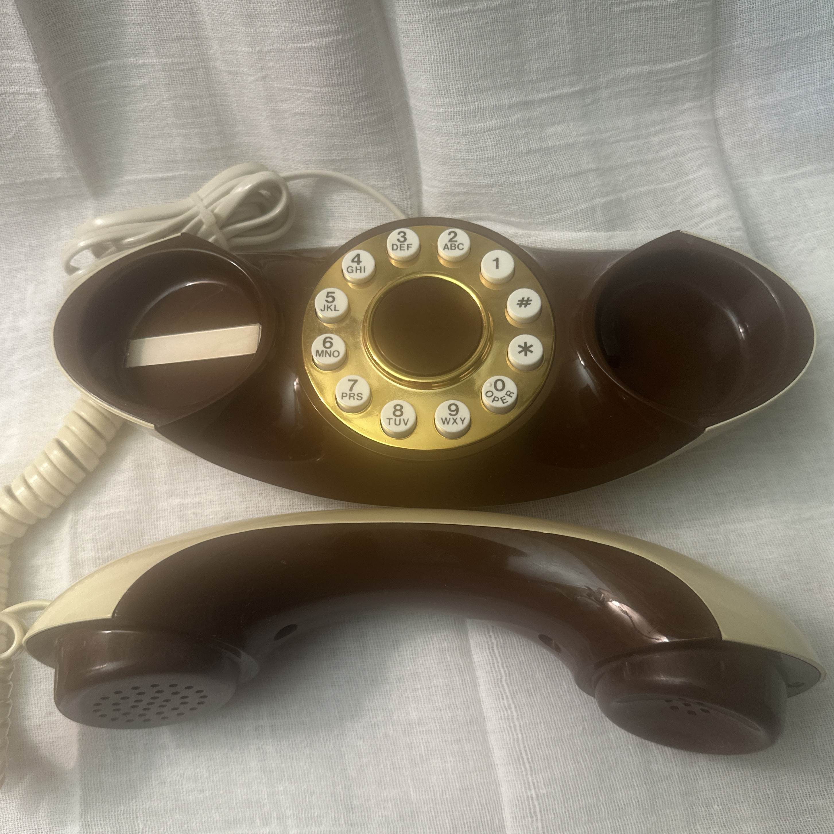 【レトロ】電話機 GENIE PHONE 1970'S レトロ】電話機 GENIE PHONE 1970'S レトロ】電話機 GENIE PHONE