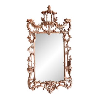Vintage Regency Copper Finish Pagoda Mirror | Chairish