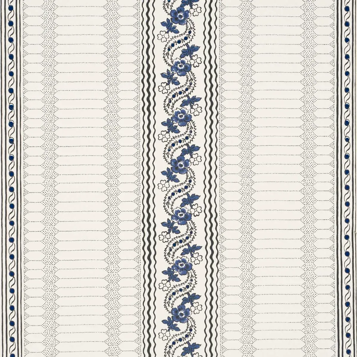 Schumacher X Rita Konig Serena Stripe Wallpaper In Ochre