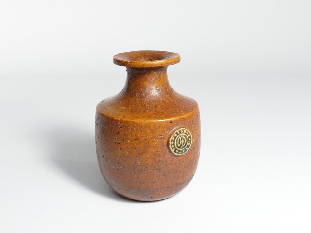 Desert Brown Sahara Vase by Sven Wejsfelt for Gustavsberg, Sweden, 1970s