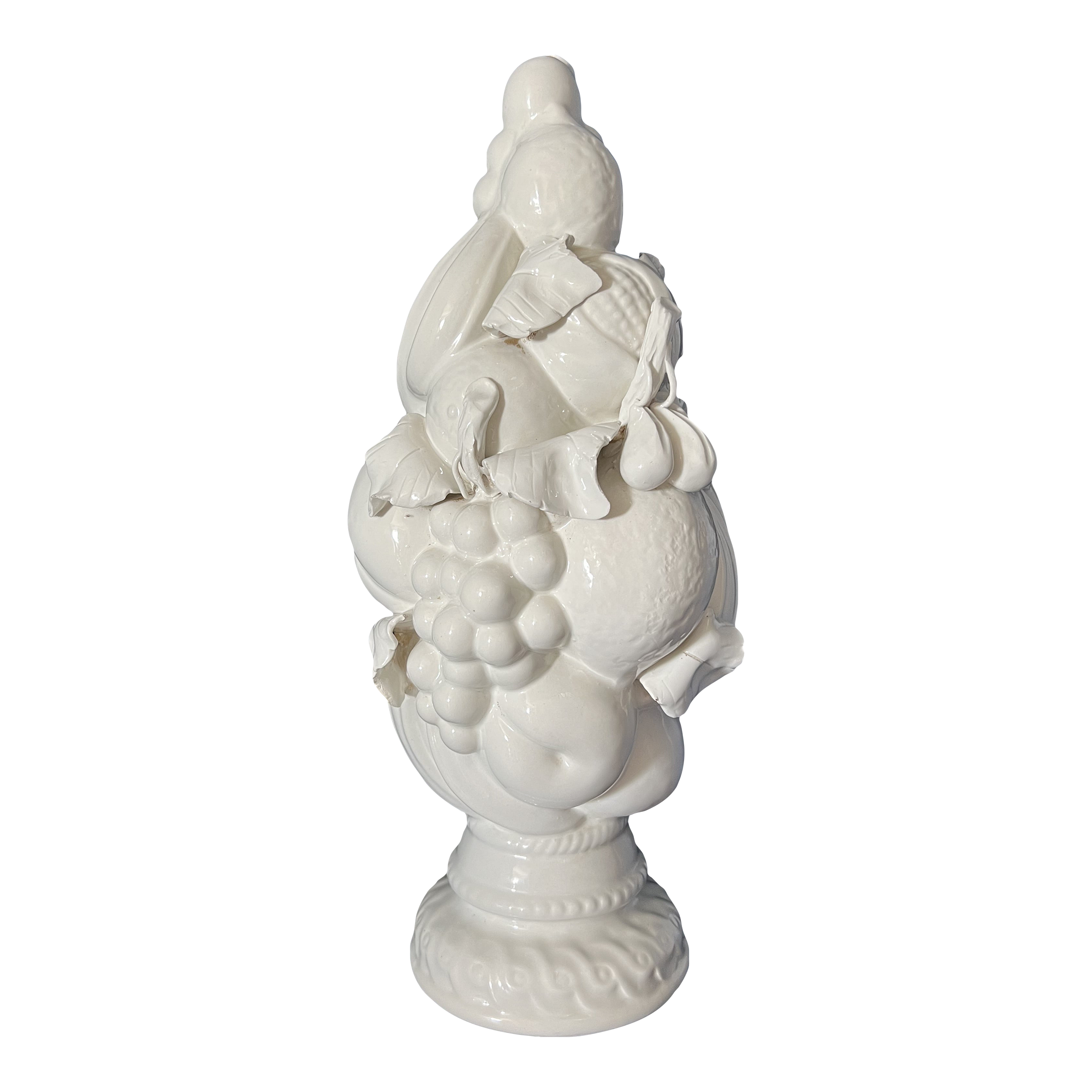 1960s Blanc De Chine Majolica Topiary Chairish